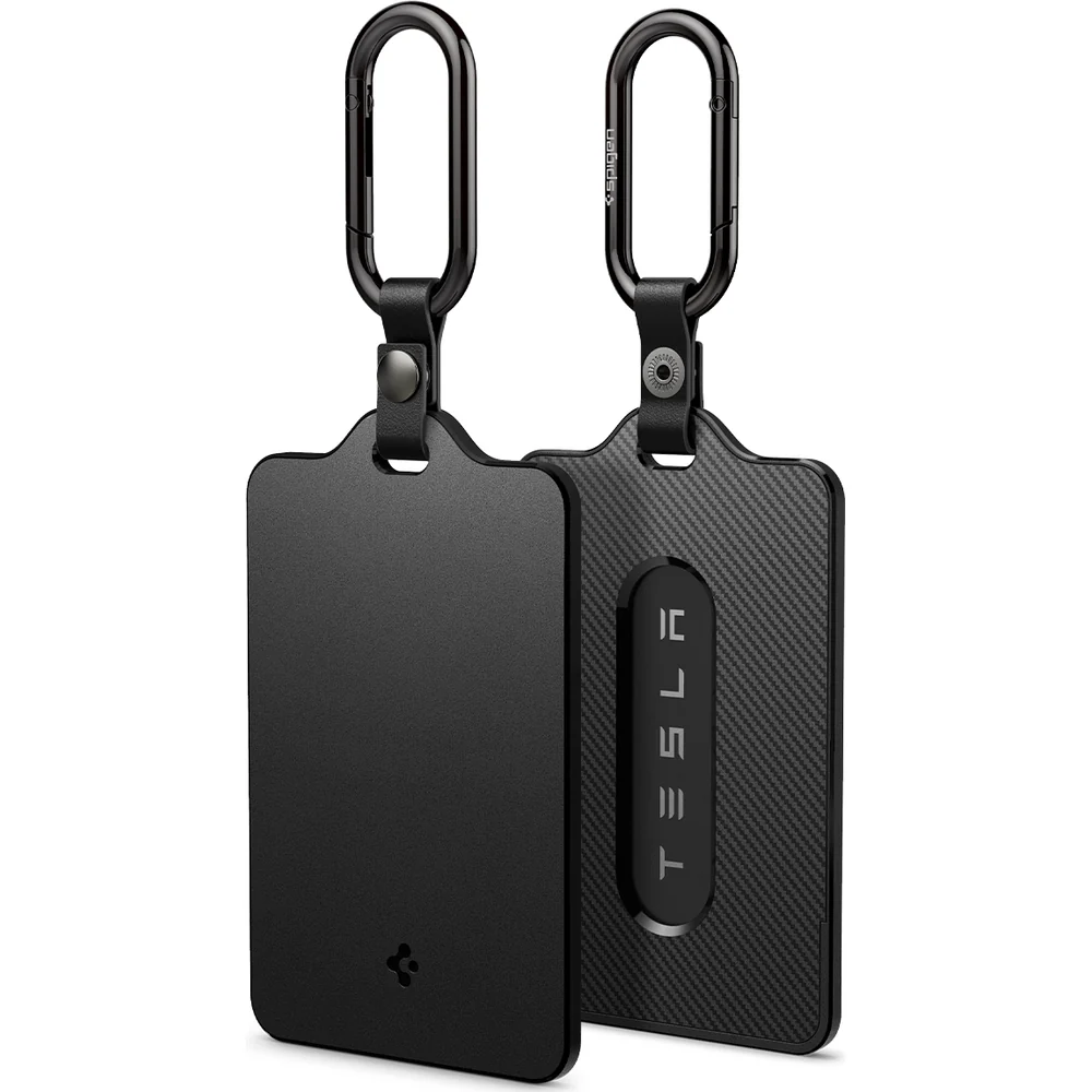 Schlüssel-/Kartenetui für Tesla, Spigen Card Holder Case 2-Pack, Schwarz