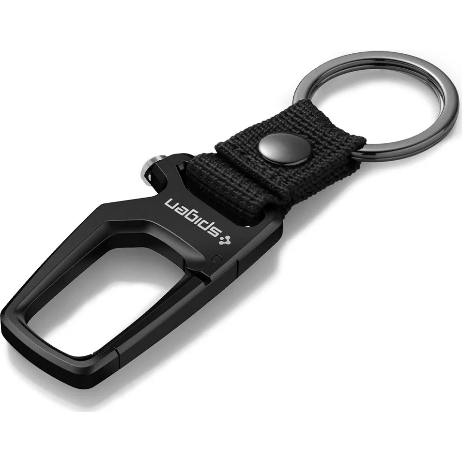 Schlüsselanhänger mit Karabiner und Flaschenöffner, Spigen Carabiner with KeyRing, Schwarz - Image 7