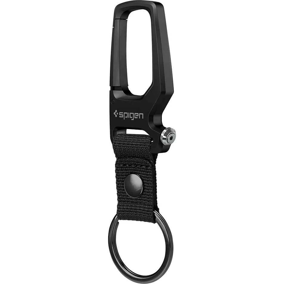 Schlüsselanhänger mit Karabiner und Flaschenöffner, Spigen Carabiner with KeyRing, Schwarz - Image 8