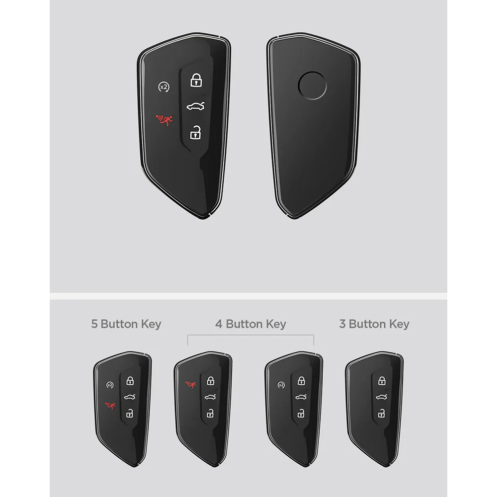Schlüsselhülle für Volkswagen / Seat / Skoda, Spigen VK100 Key Fob Case, Schwarz - Image 13