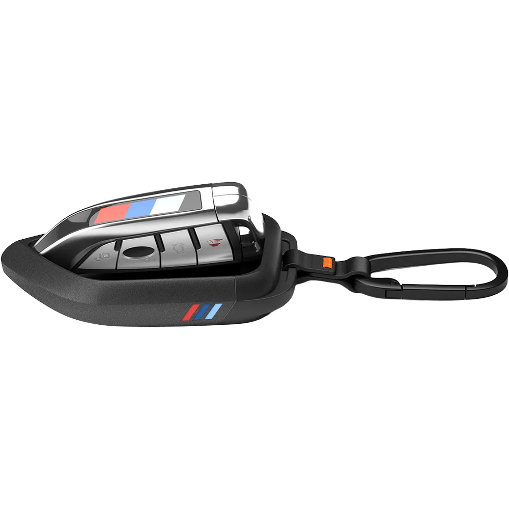 Schlüsselhülle für BMW Smart Key G-Series, Spigen BK100 Key Fob Case, Schwarz mit Carbon-Akzent - Image 10