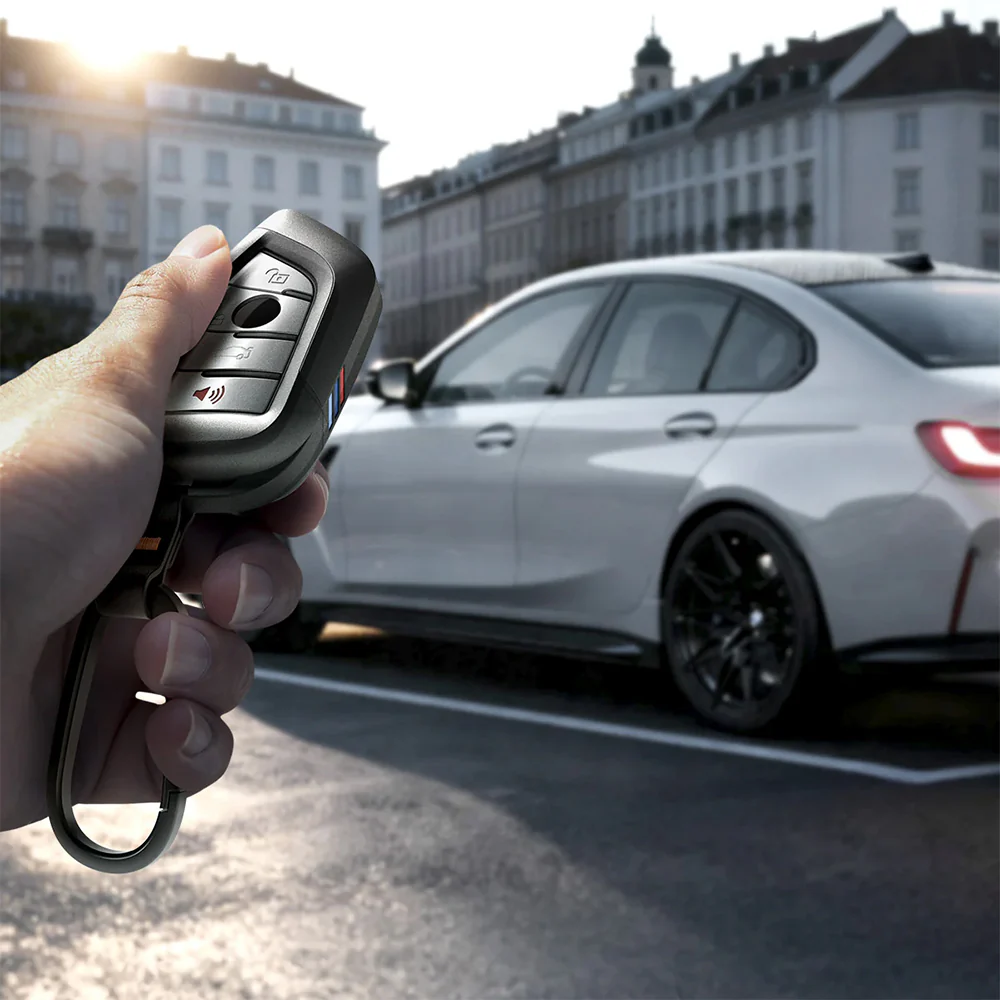 Schlüsselhülle für BMW Smart Key G-Series, Spigen BK100 Key Fob Case, Schwarz mit Carbon-Akzent - Image 6