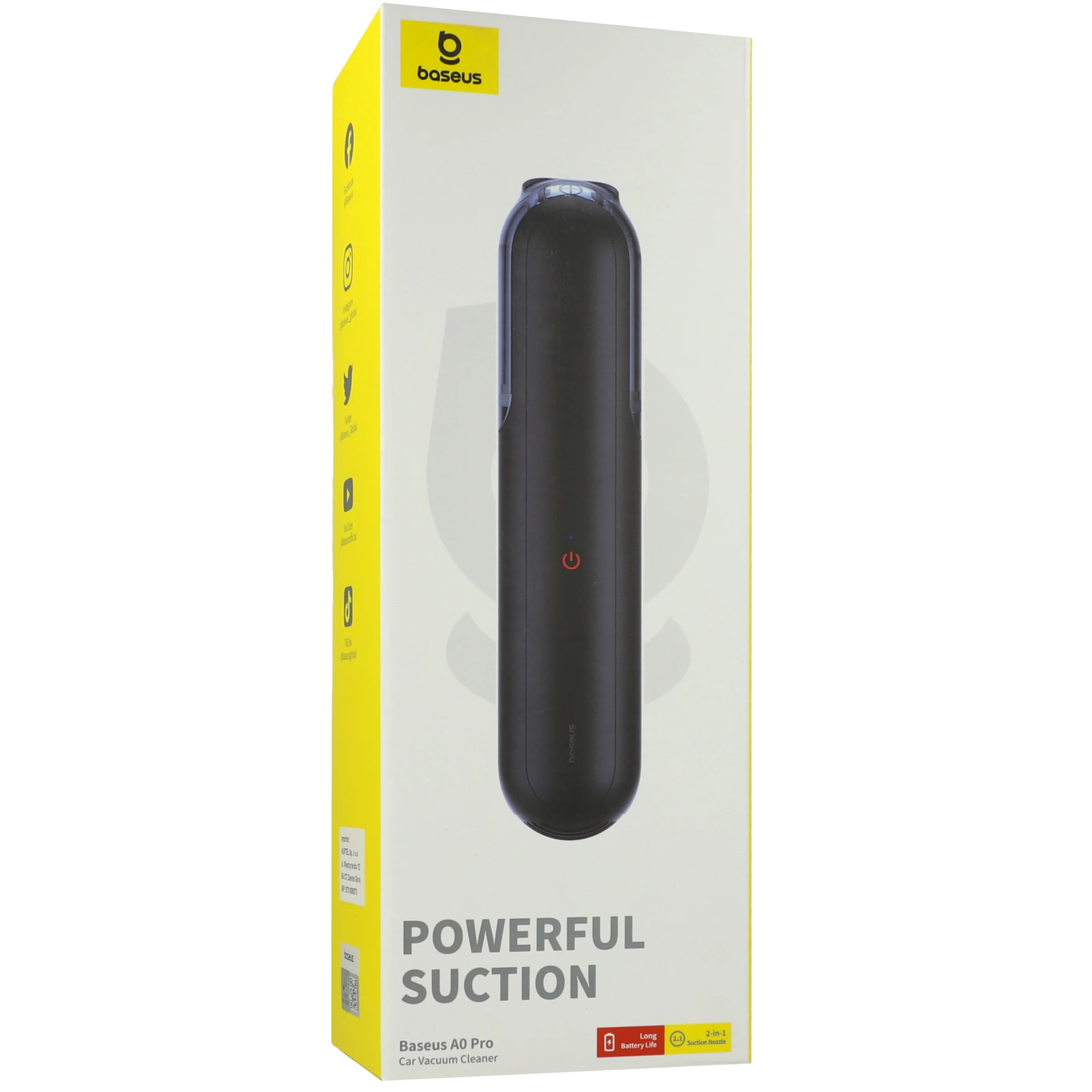 Schnurloser Autostaubsauger Baseus A0 Pro 30W, 4000 Pa, Schwarz - Image 15