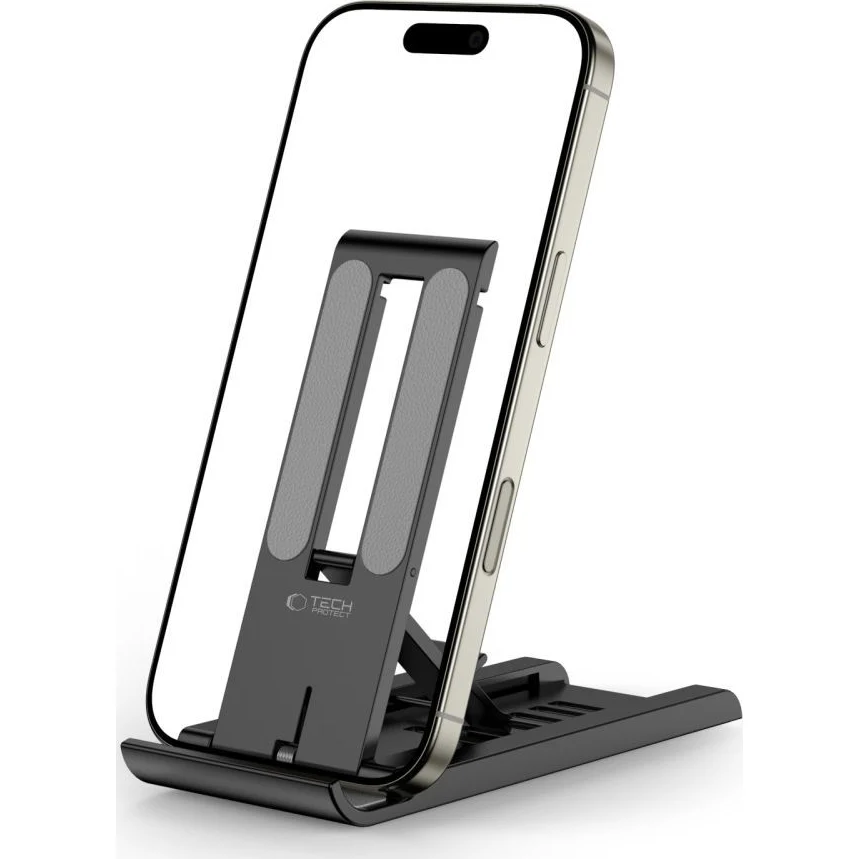 Schreibtischständer für Telefon/Tablet, Tech-Protect Z5 Universal smartphone & tablet Stand, Schwarz - Image 2