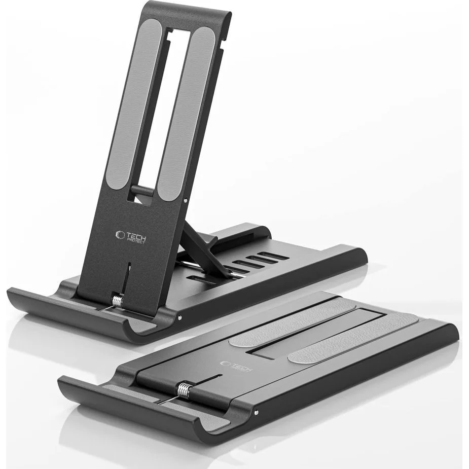 Schreibtischständer für Telefon/Tablet, Tech-Protect Z5 Universal smartphone & tablet Stand, Schwarz - Image 3