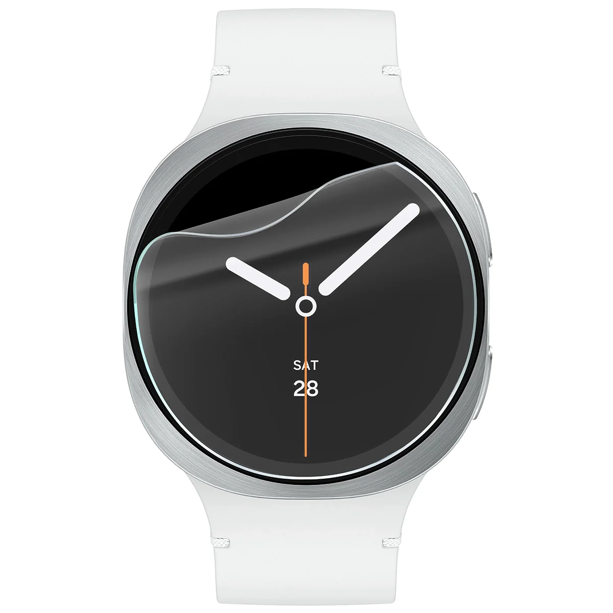 Schutzfolie für den Bildschirm für Galaxy Watch 8 / 7 / FE / 6 / 5 / 4 40 mm, Bizon Watch HydroFlex, 3 Stück - Image 2