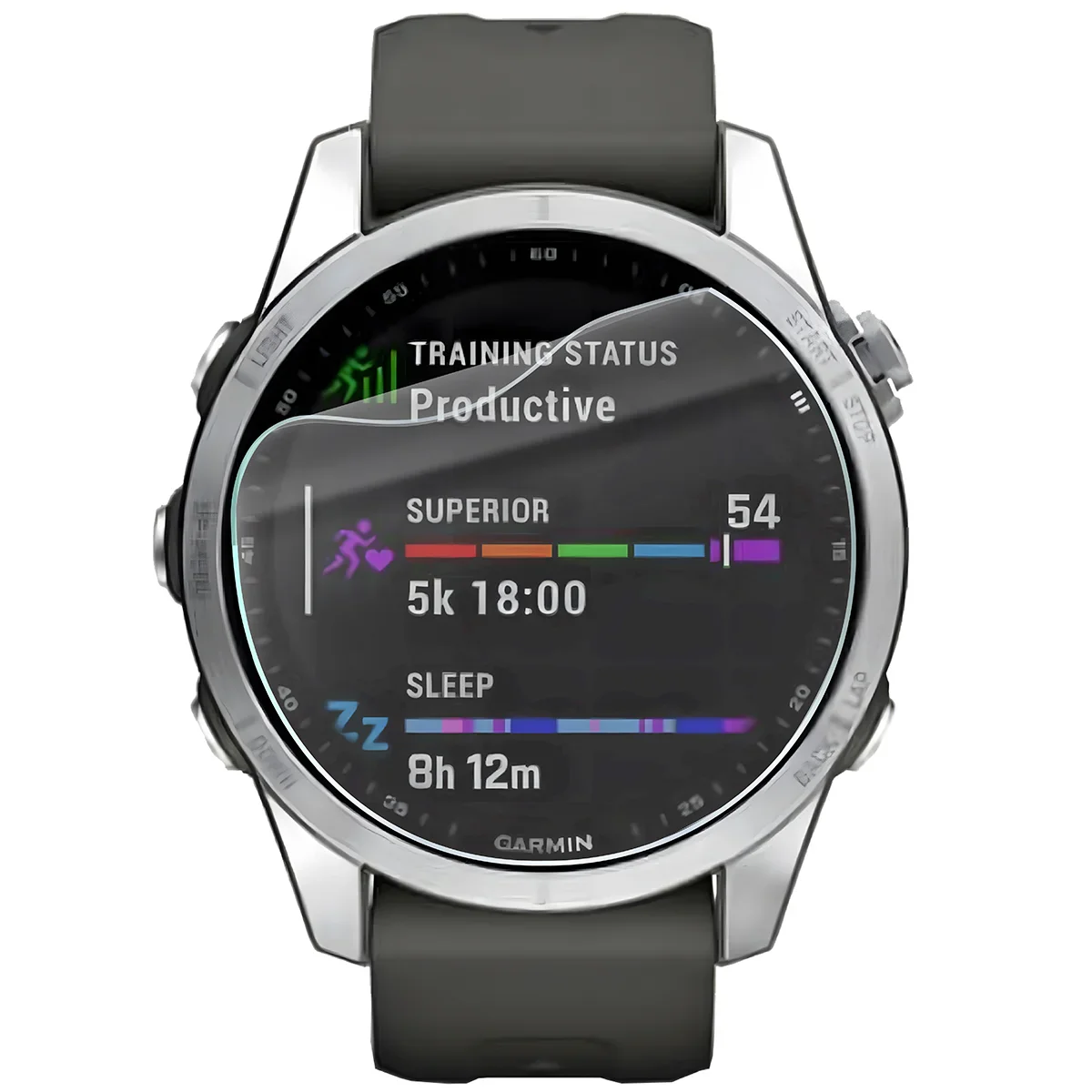 Schutzfolie für den Bildschirm für Garmin Fenix 7S, Bizon Watch HydroFlex, 3 Stück - Image 2