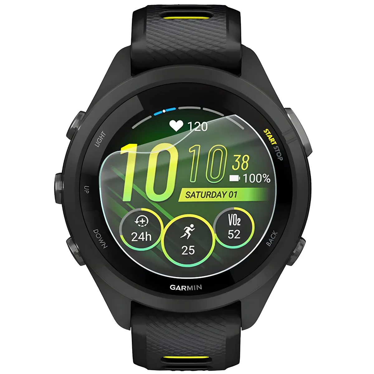 Schutzfolie für den Bildschirm für Garmin Forerunner 265S, Bizon Watch HydroFlex, 3 Stück - Image 2