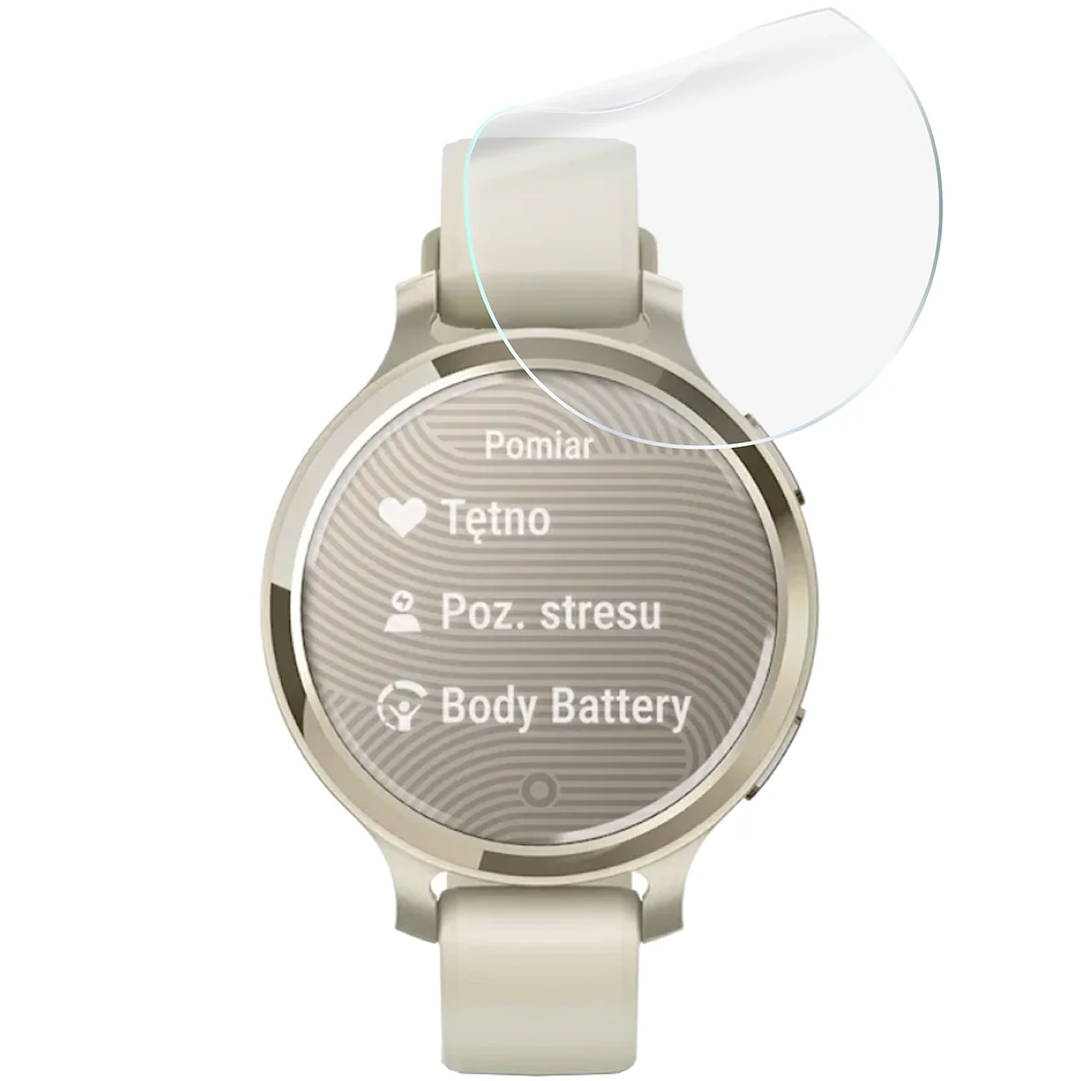 Schutzfolie für den Bildschirm für Garmin Lily 2 Active, Bizon Watch HydroFlex, 3 Stück - Image 5