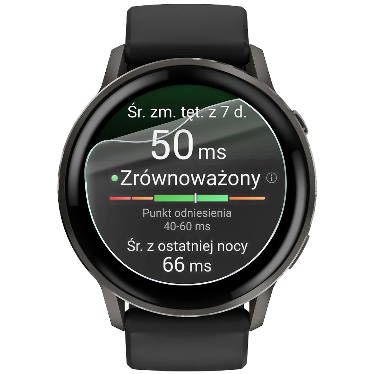 Schutzfolie für den Bildschirm für Garmin Venu 4 45 mm, Bizon Watch HydroFlex, 3 Stück - Image 2