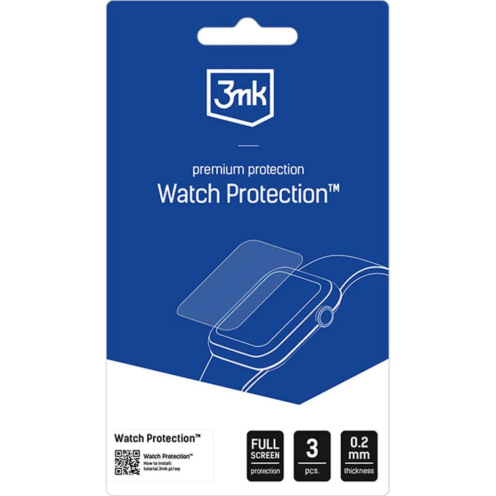 Schutzfolie für Garmin Venu 4 45 mm, 3mk Watch Protection ARC, 3 Stück - Image 3