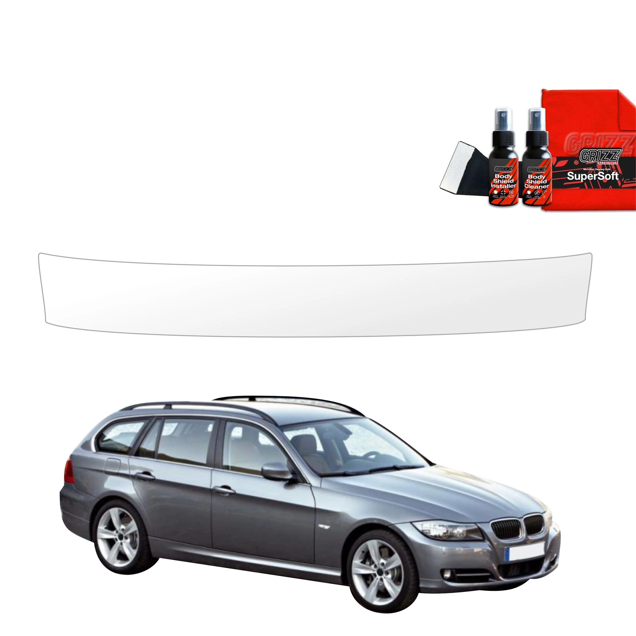 Schutzfolie Grizz Protector für Ladekante - BMW 3 E91 Kombi LCI (2008-2012)