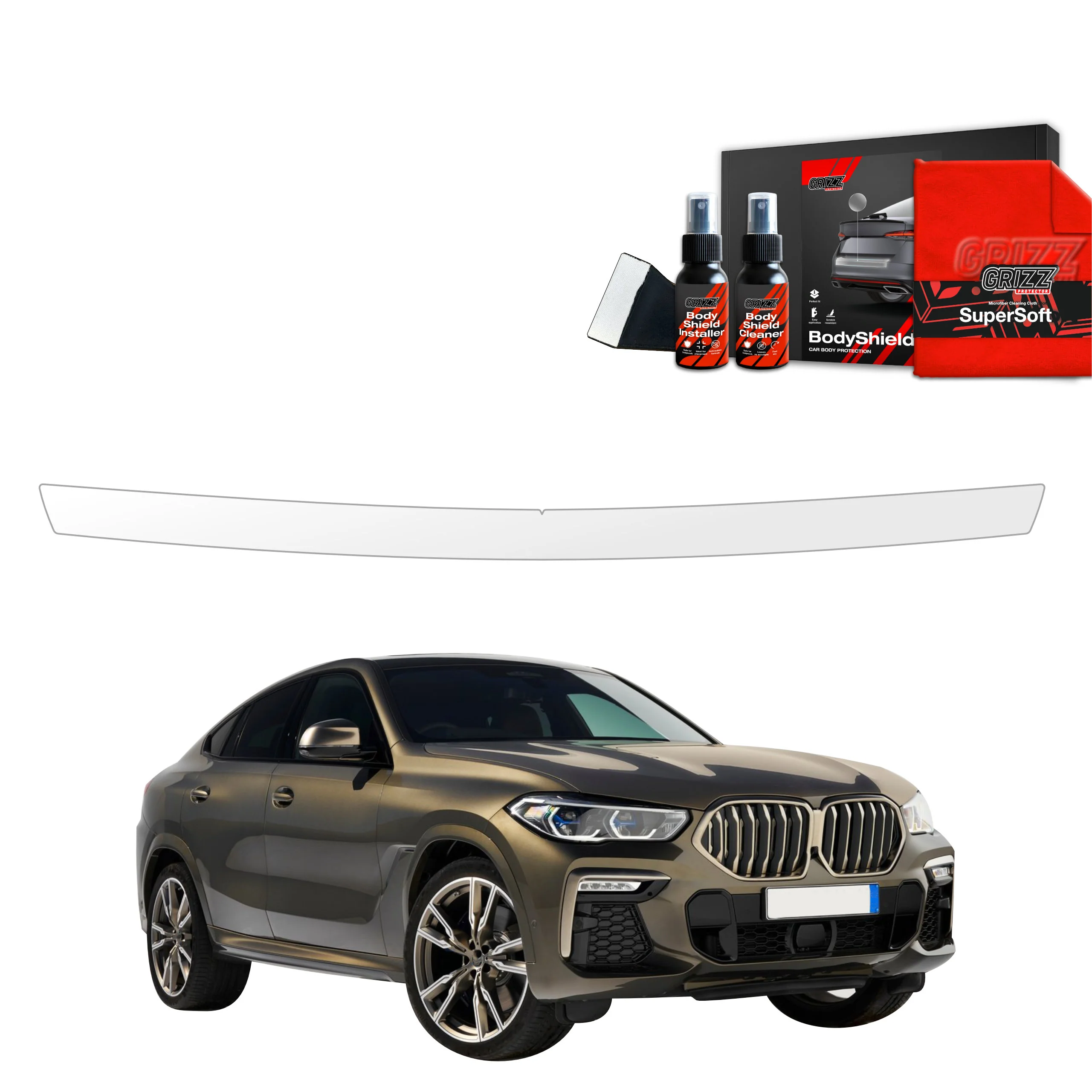Schutzfolie Grizz Protector für Ladekante - BMW X6M (2019-2023)