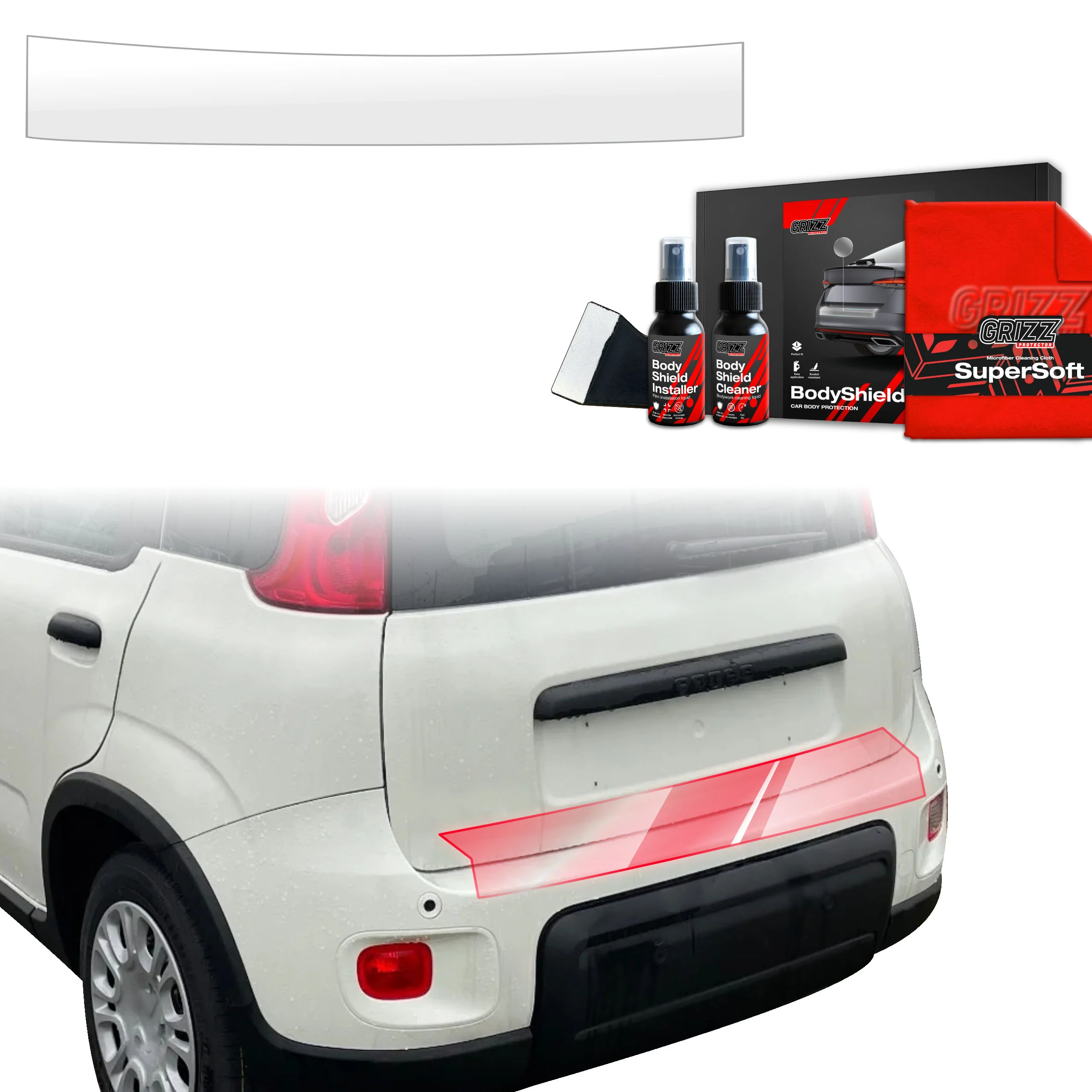 Schutzfolie Grizz Protector für Ladekante - Fiat Panda (2020-2025)