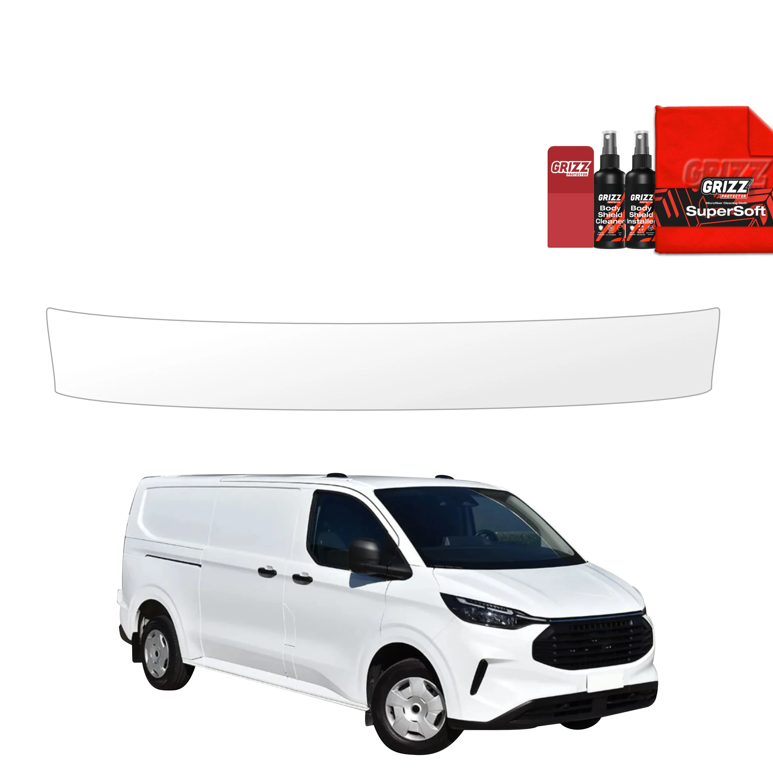 Schutzfolie Grizz Protector für Ladekante - Ford Custom (2023-2026)
