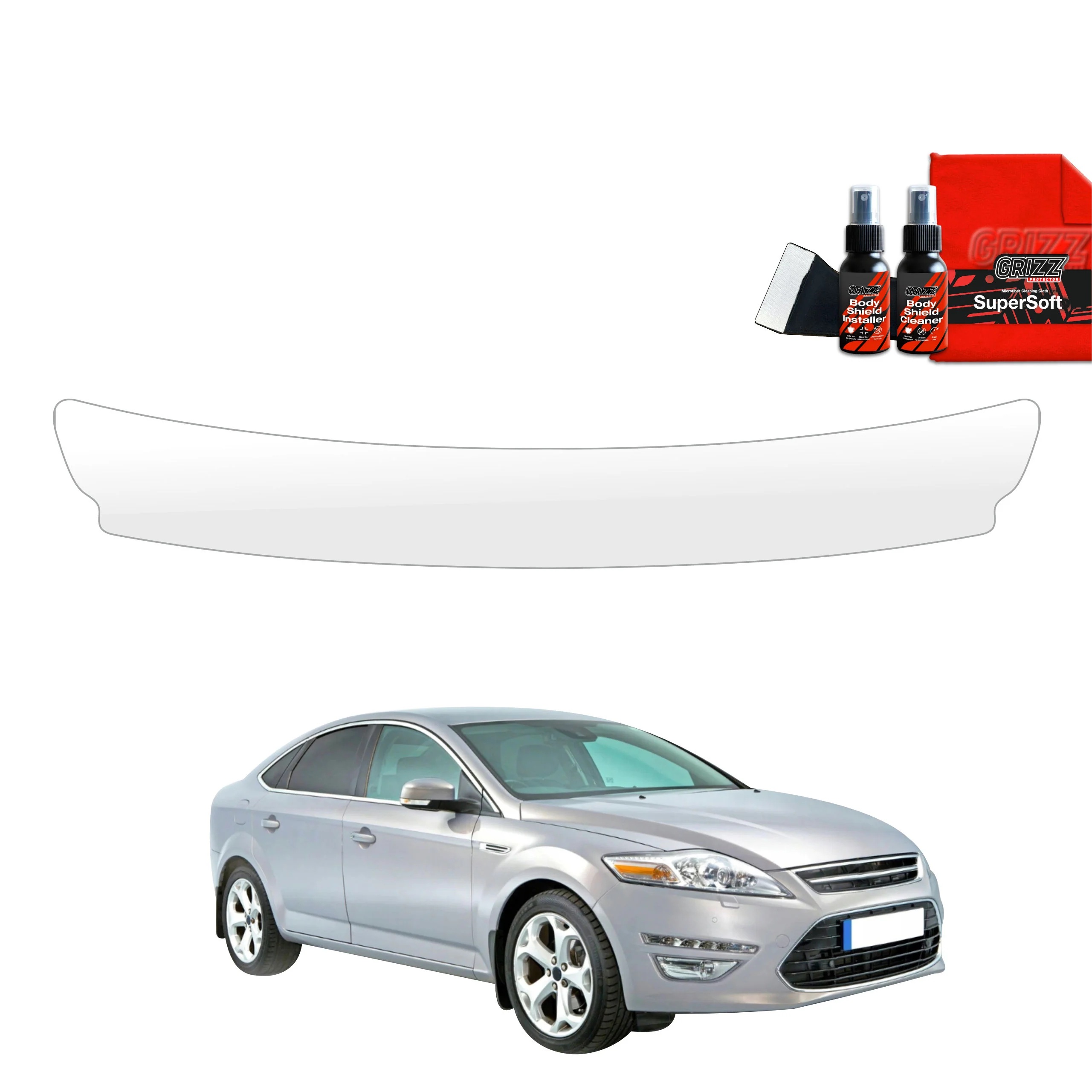 Schutzfolie Grizz Protector für Ladekante - Ford Mondeo Mk4 Sedan (2007-2014)