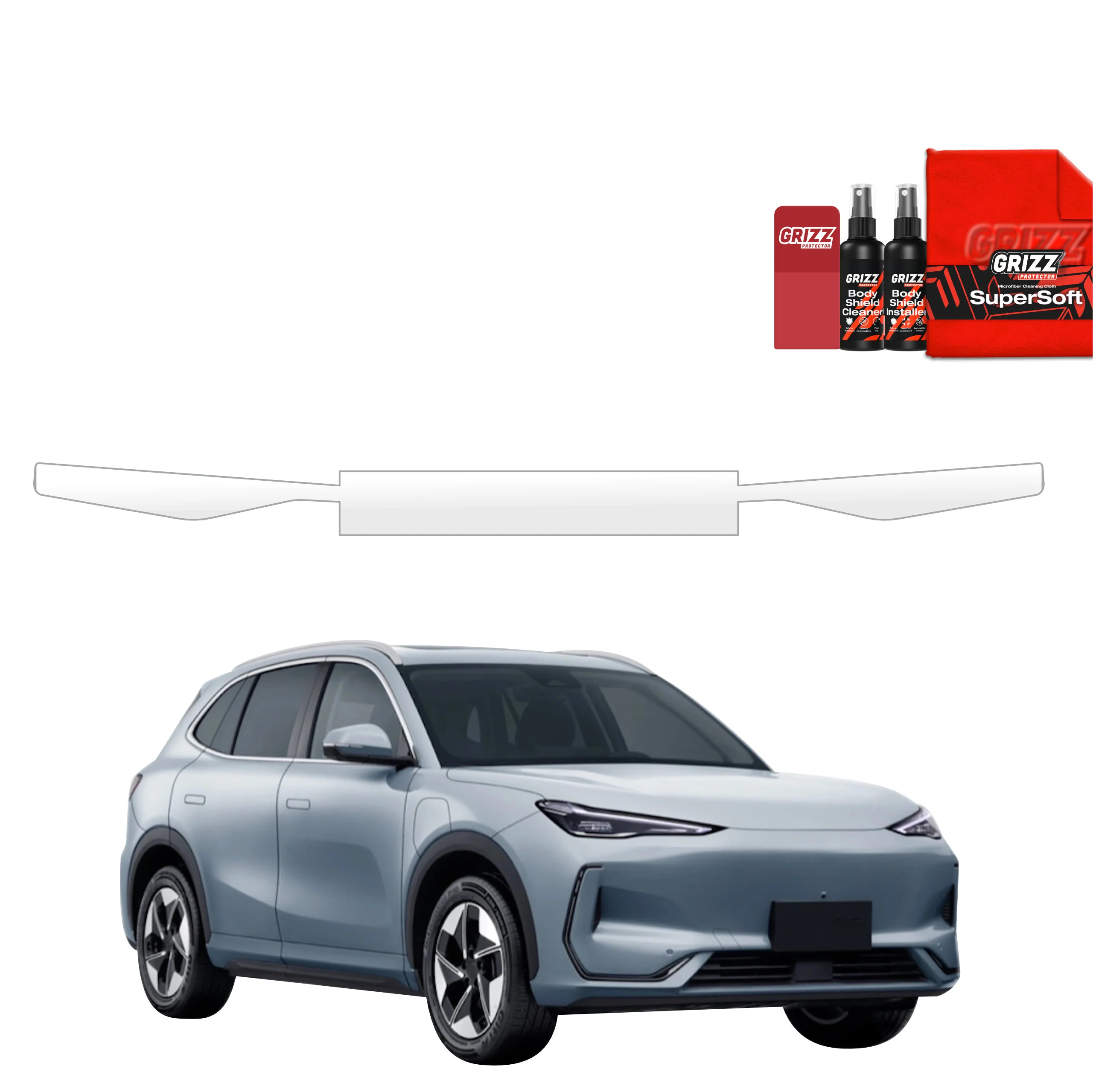 Schutzfolie Grizz Protector für Ladekante - Geely EX5 (2025-2026)