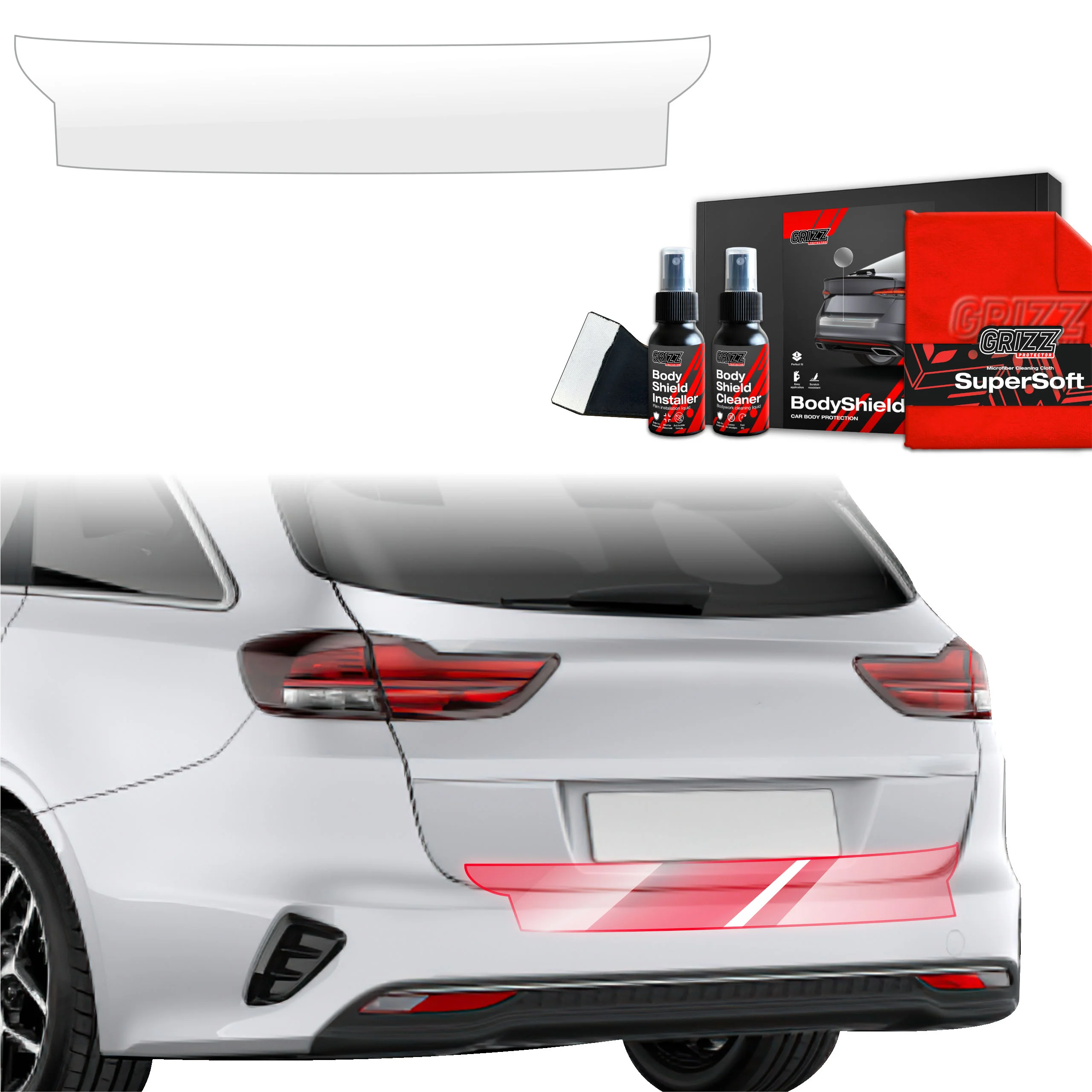 Schutzfolie Grizz Protector für Ladekante - Kia Ceed (2021-2025)