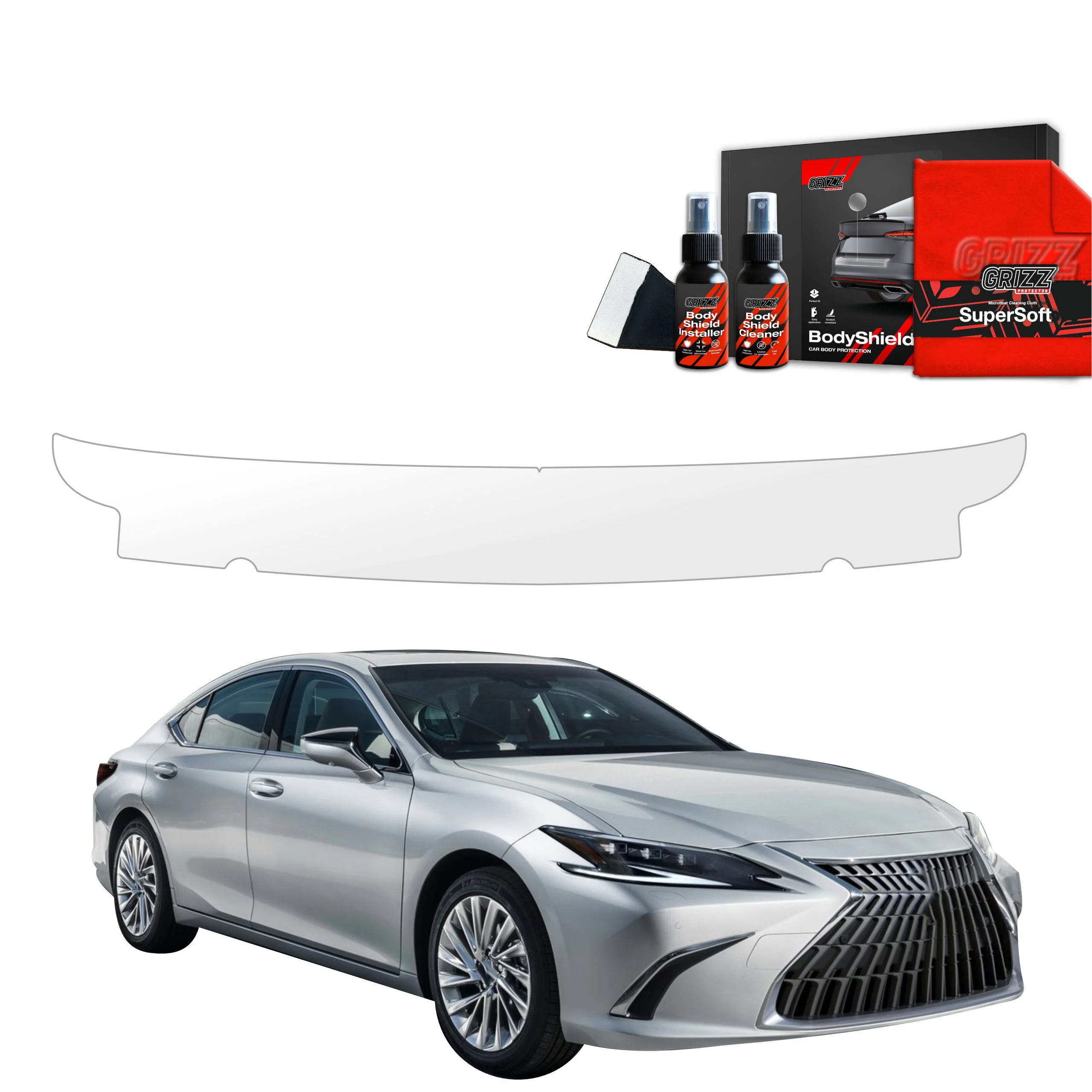 Schutzfolie Grizz Protector für Ladekante - Lexus ES 300h (2021-2024)