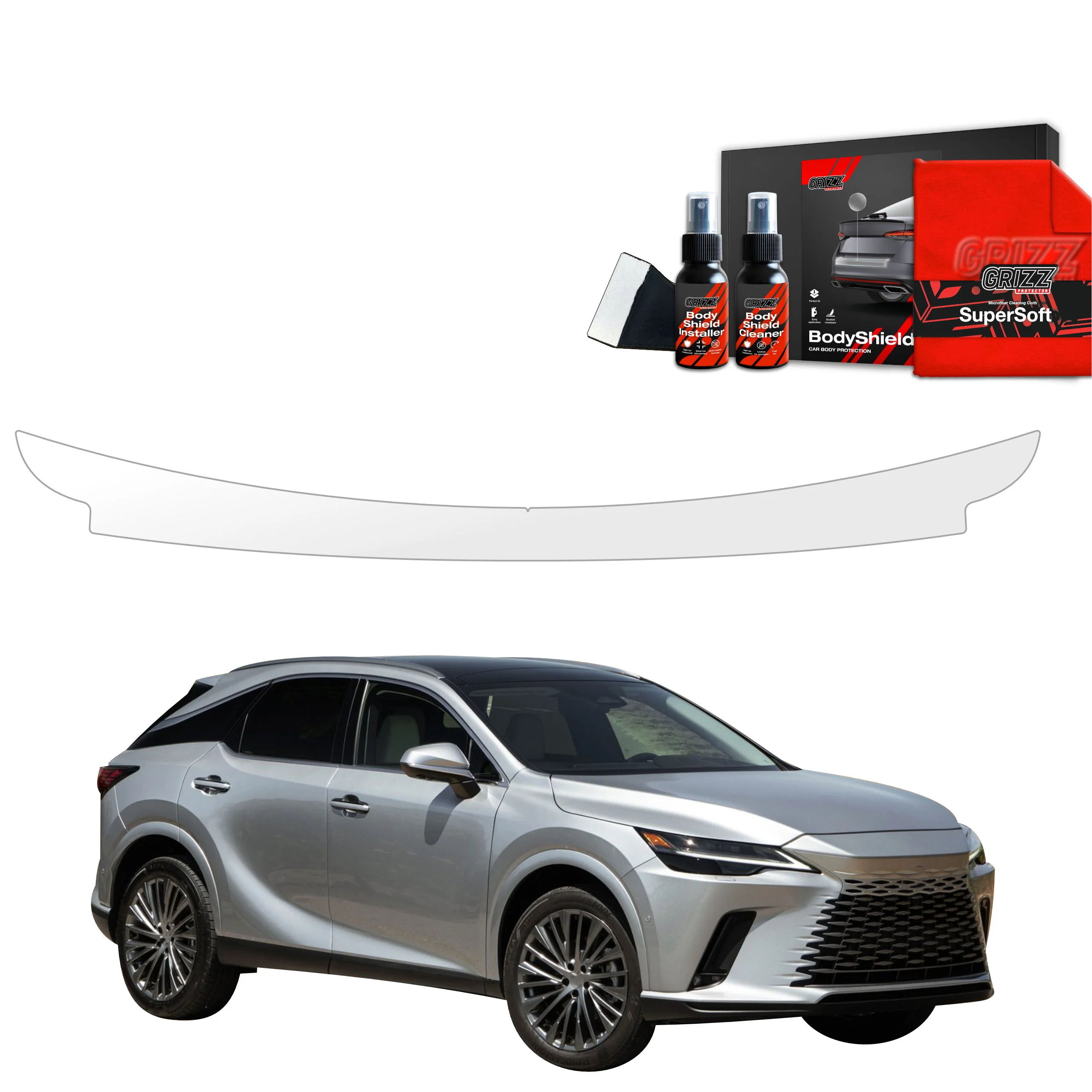 Schutzfolie Grizz Protector für Ladekante - Lexus RX 350h (2022-2025)