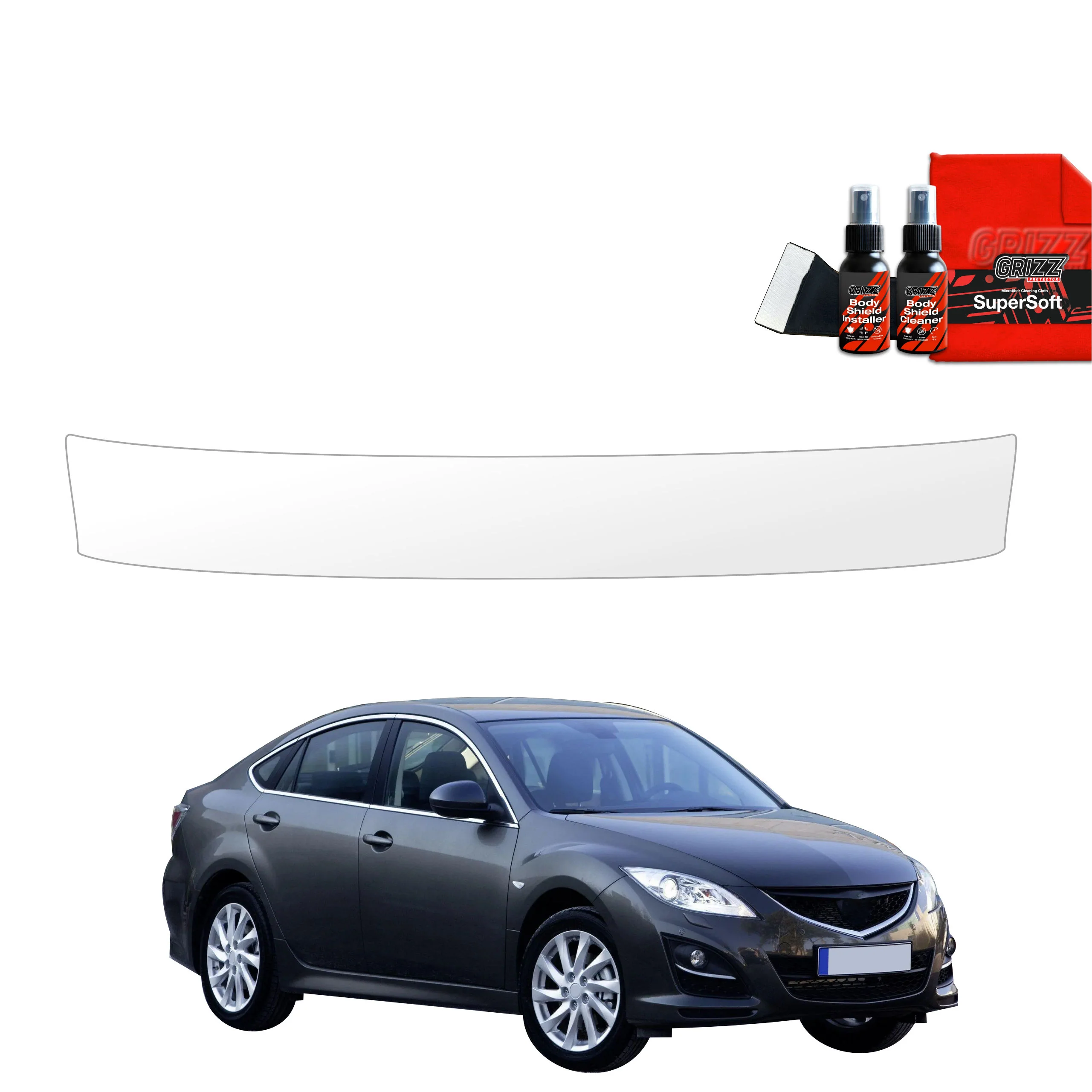 Schutzfolie Grizz Protector für Ladekante - Mazda 6 2 Sedan 4D (2010-2013)