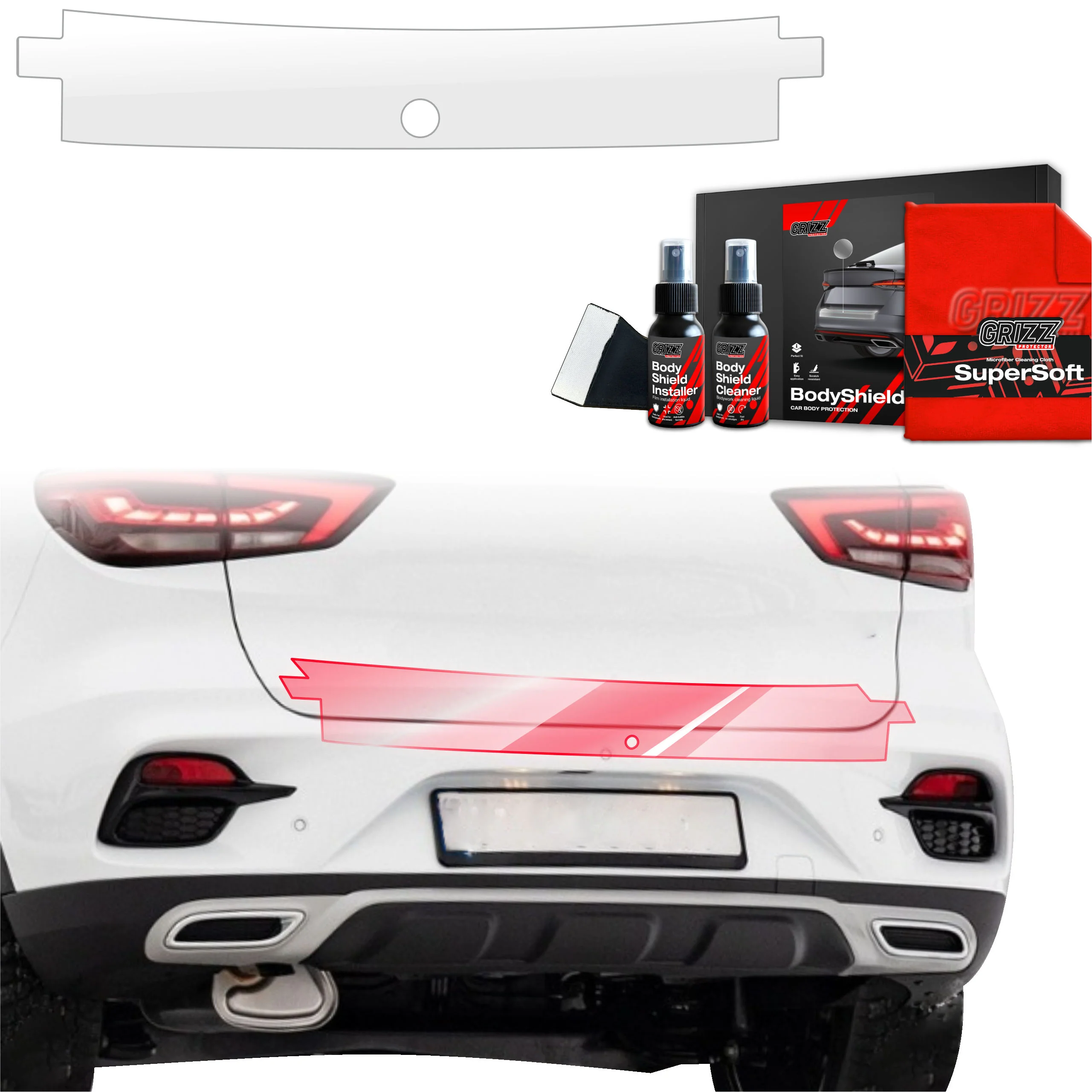 Schutzfolie Grizz Protector für Ladekante - MG ZS Classic (2019-2025)