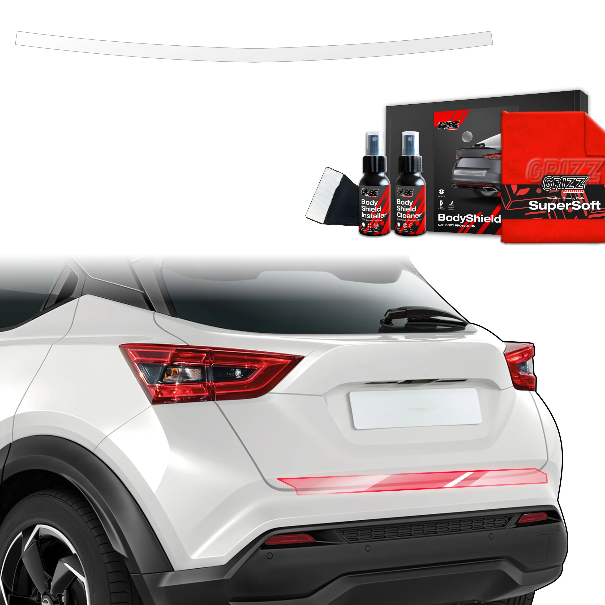 Schutzfolie Grizz Protector für Ladekante - Nissan Juke Facelift (2024-2025)