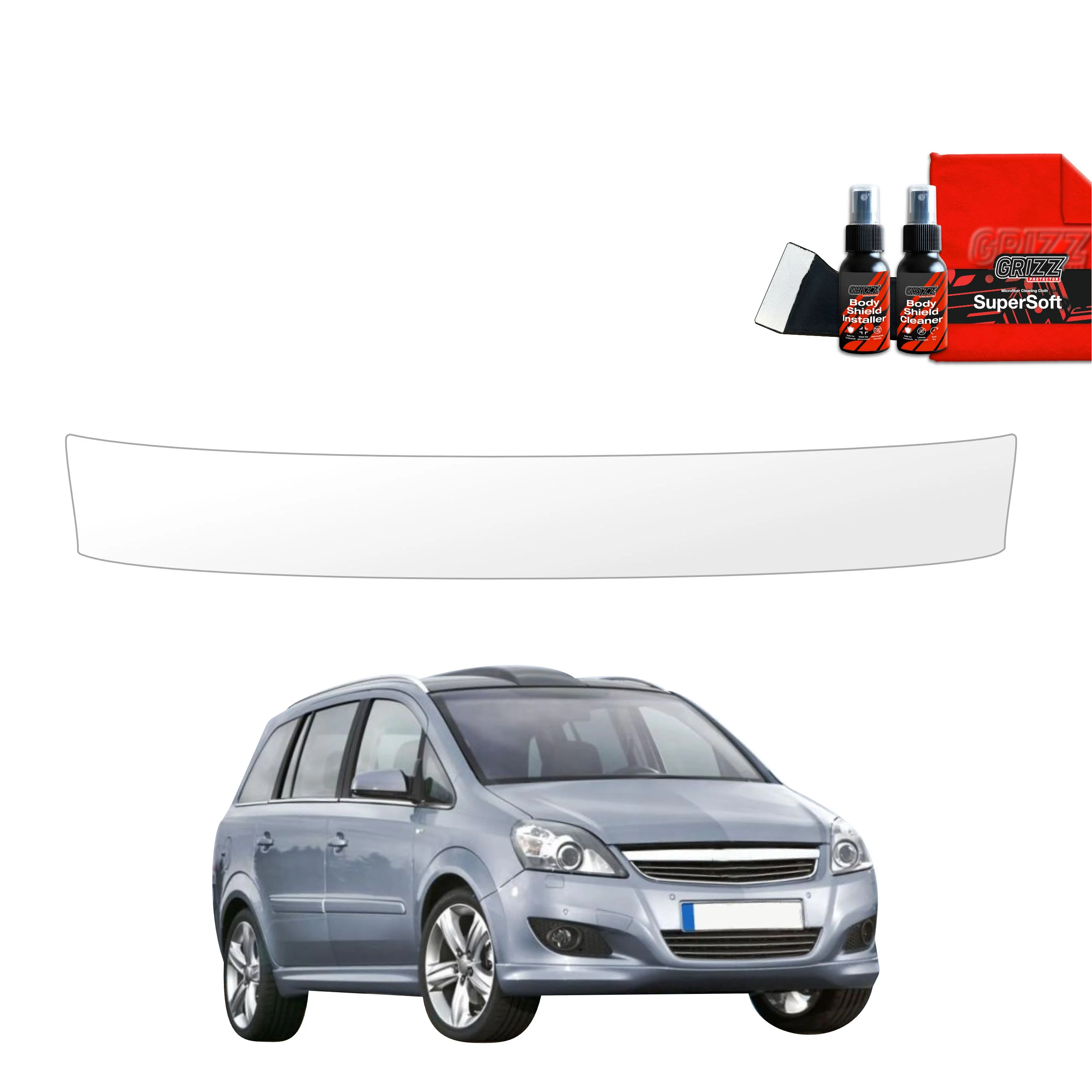 Schutzfolie Grizz Protector für Ladekante - Opel Zafira B Kombi 5D (2010-2014)
