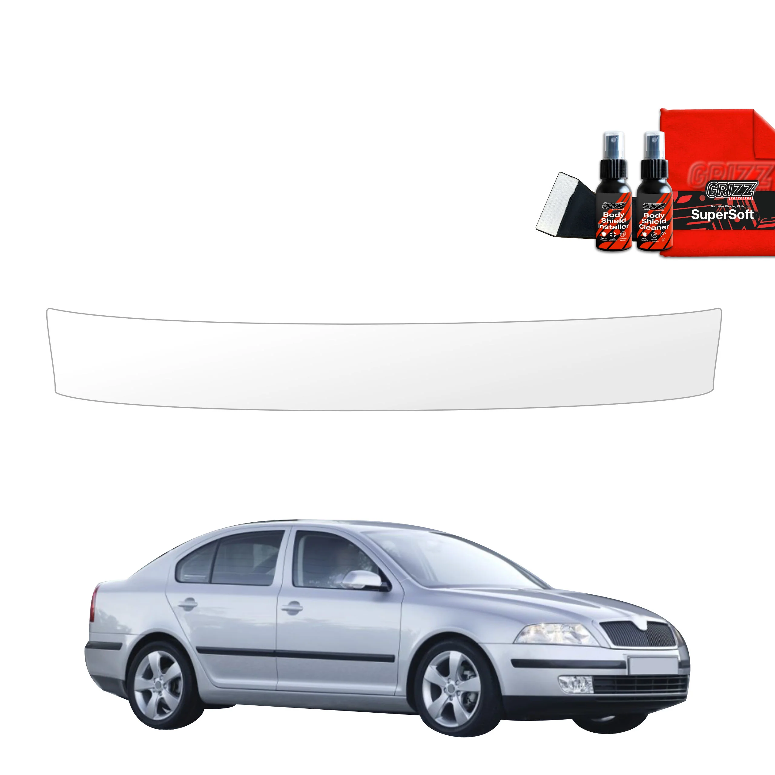 Schutzfolie Grizz Protector für Ladekante - Skoda Octavia 2 (2004-2008)