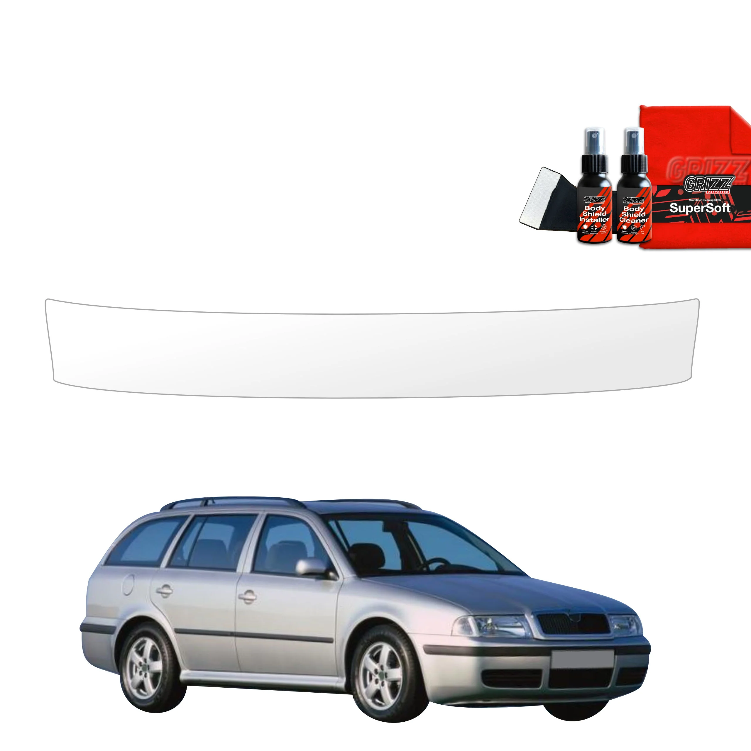 Schutzfolie Grizz Protector für Ladekante - Skoda Octavia Kombi (1996-2010)