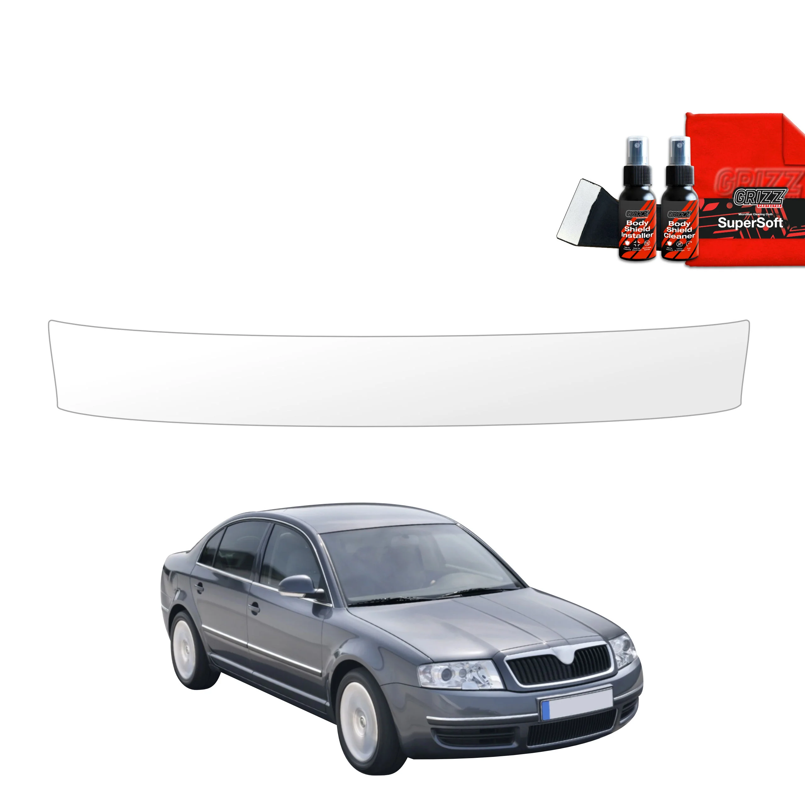 Schutzfolie Grizz Protector für Ladekante - Skoda Superb (2001-2008)