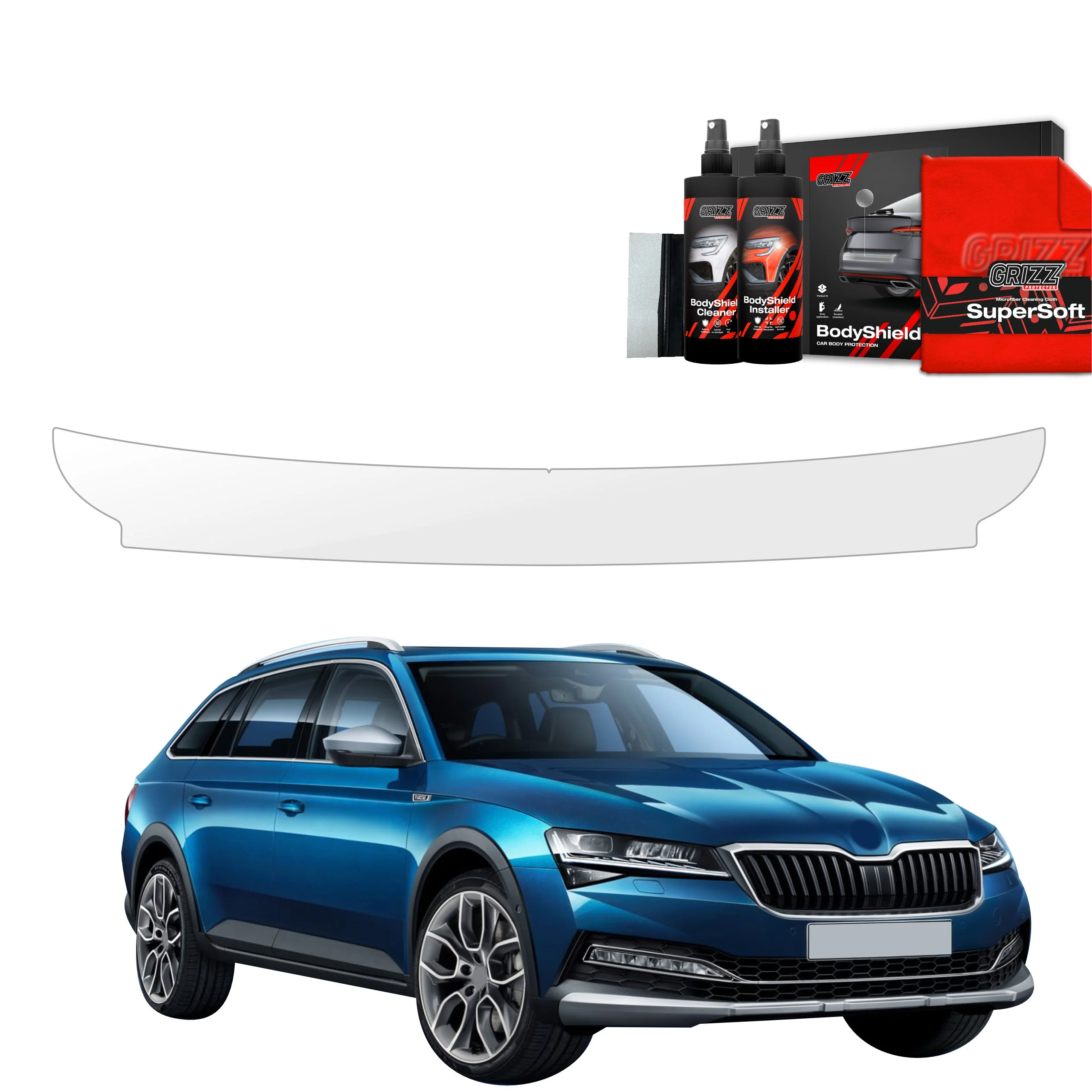 Schutzfolie Grizz Protector für Ladekante - Skoda Superb 3 Combi (2019- 2023)