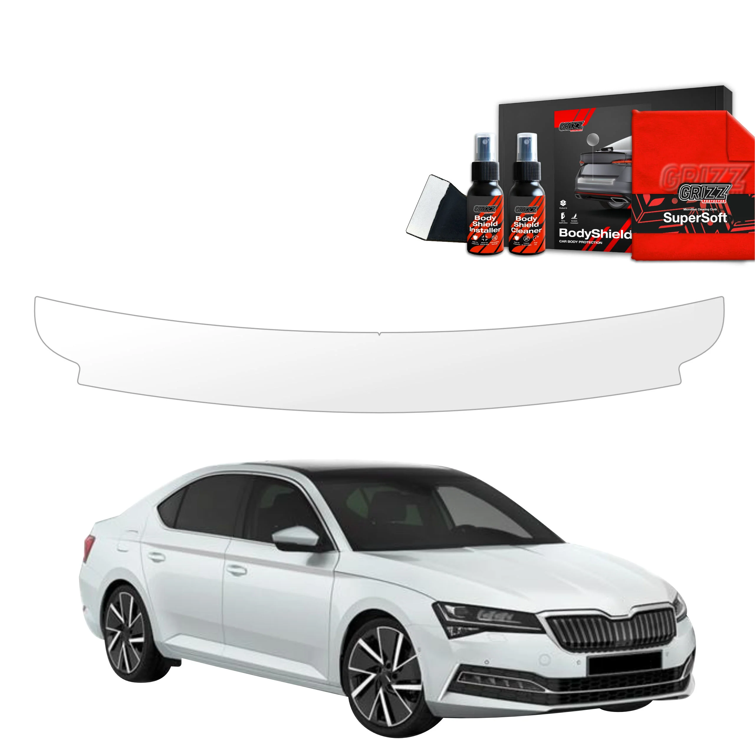 Schutzfolie Grizz Protector für Ladekante - Skoda Superb 3 Liftback (2019-2023)