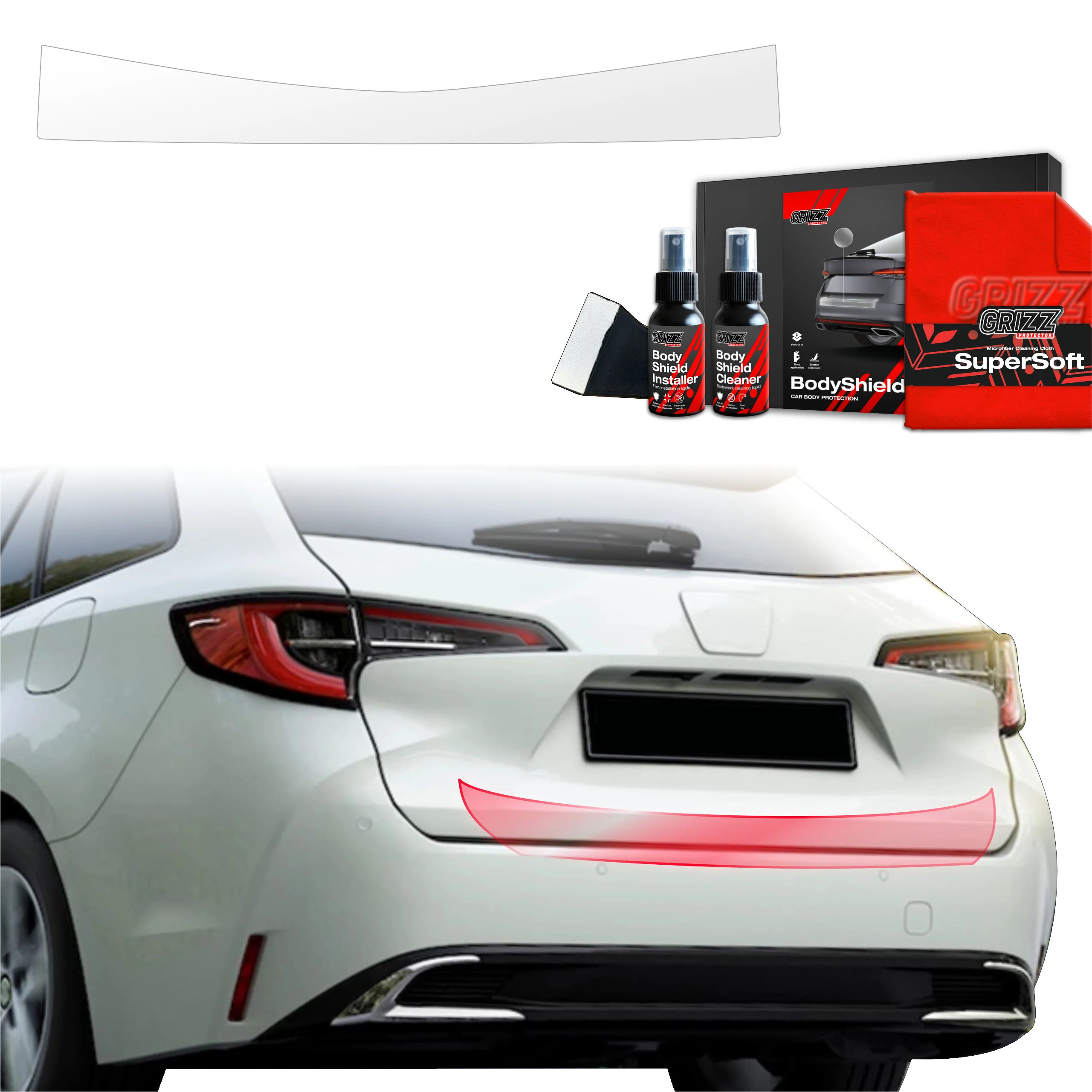 Schutzfolie Grizz Protector für Ladekante - Toyota Corolla Kombi Facelift (2022-2025)