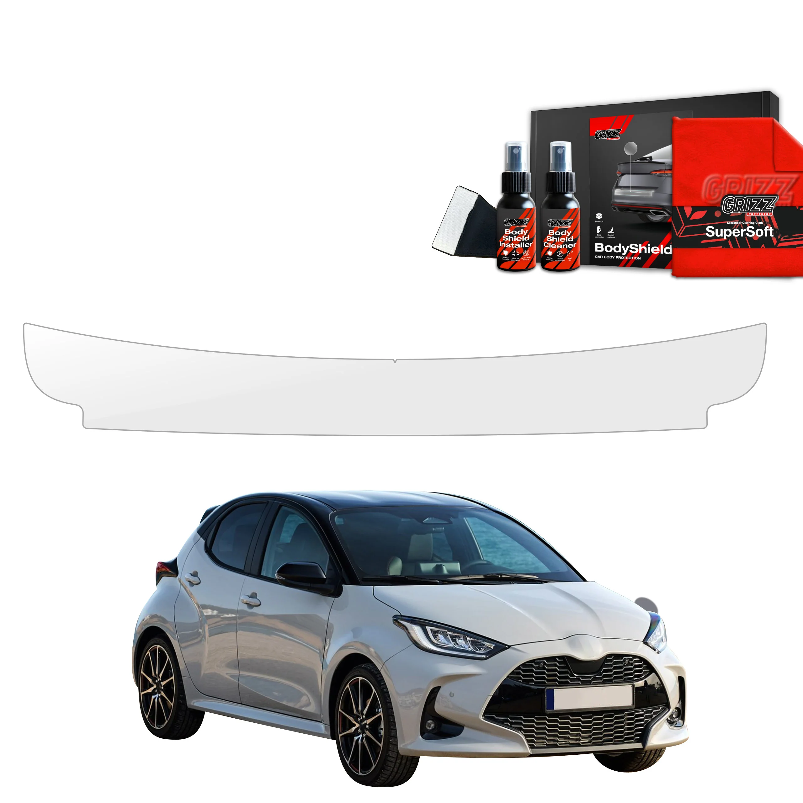 Schutzfolie Grizz Protector für Ladekante - Toyota Yaris HEV (2020-2025)