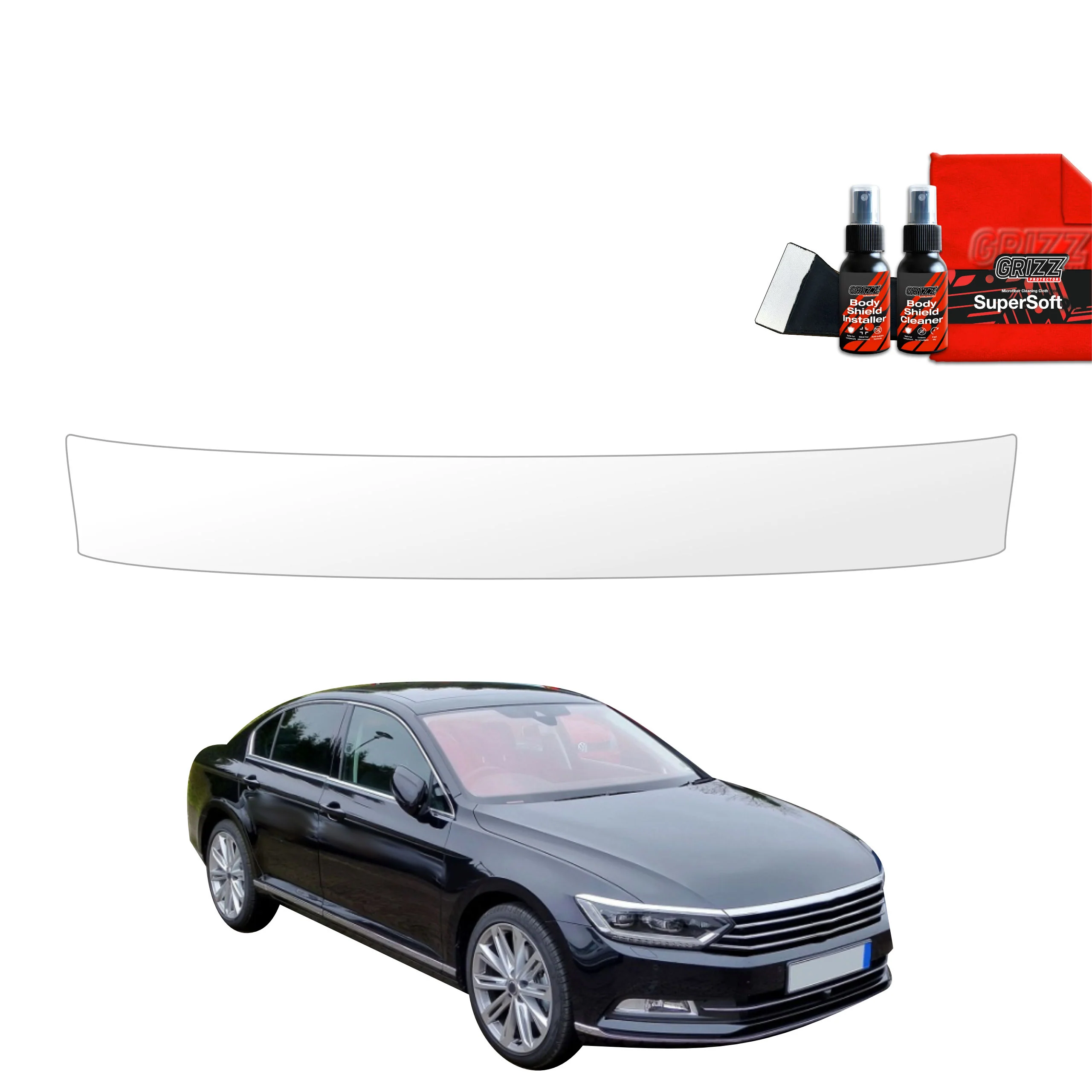 Schutzfolie Grizz Protector für Ladekante - Volkswagen Passat B8 Sedan (2014-2022)