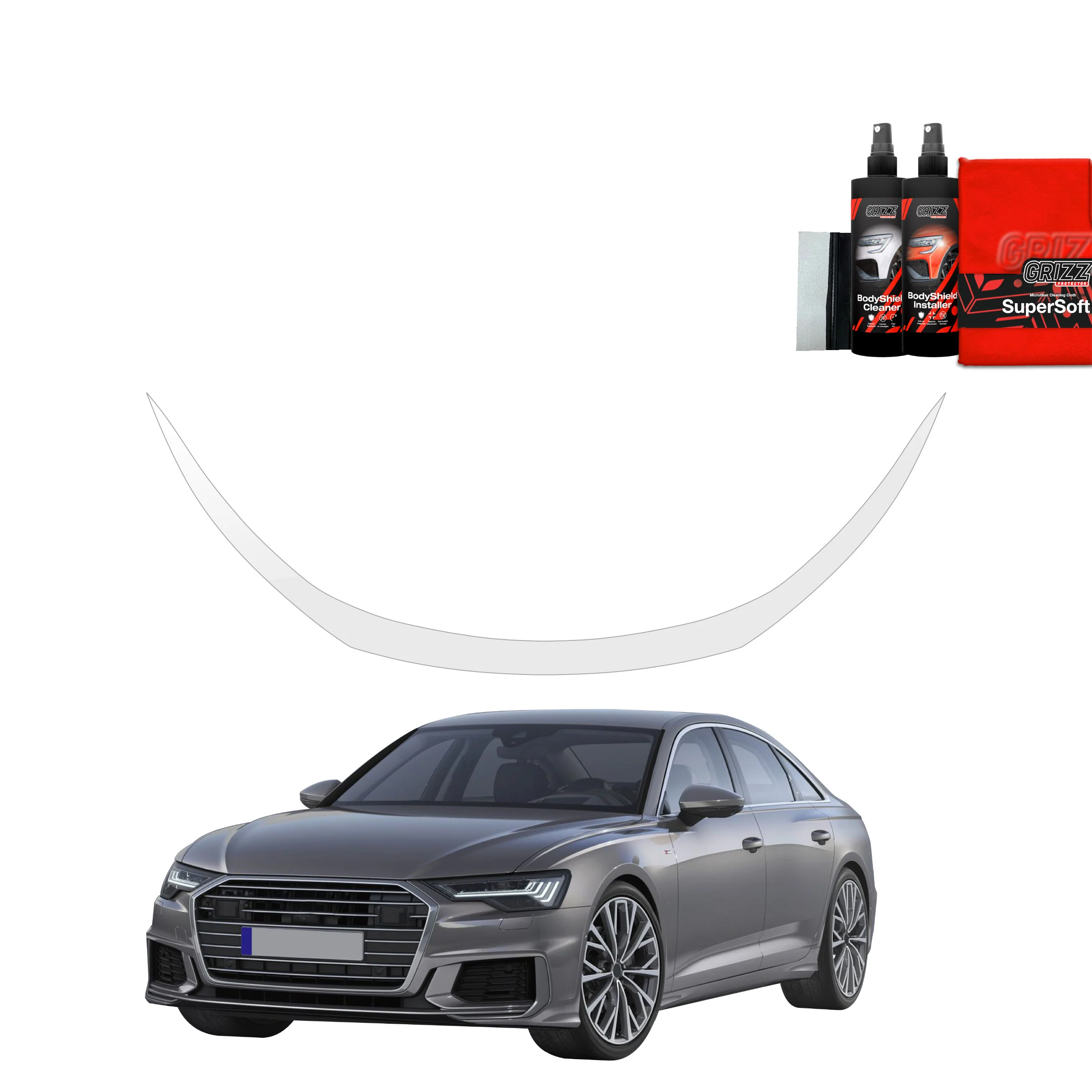 Schutzfolie Grizz Protector für Motorhaube - Audi A6 C8 Kombi (2018-2023)