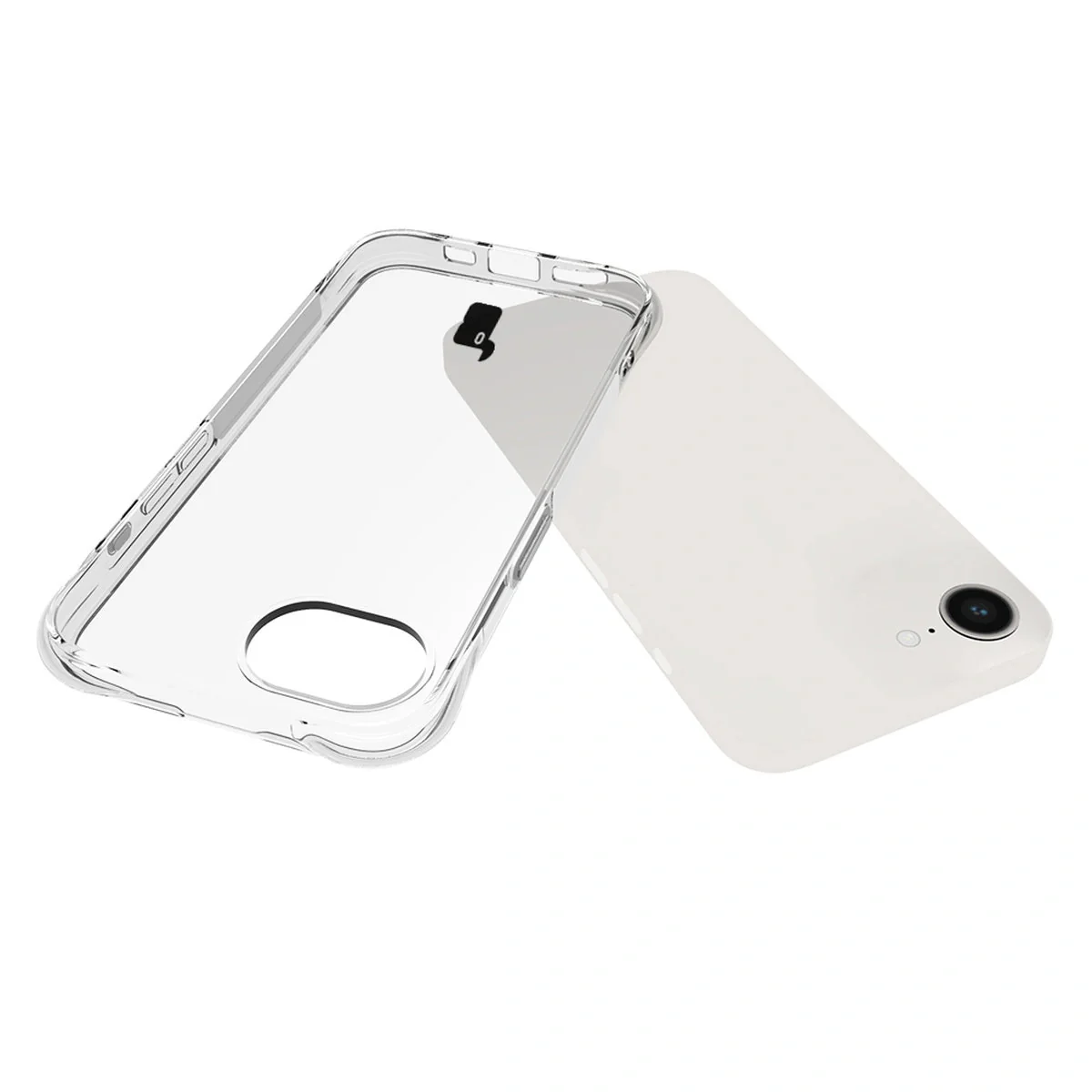 Schutzhülle + 2x gehärtetes Glas für iPhone 17e / 16e, Bizon Case Clear Pack, Transparent - Image 5