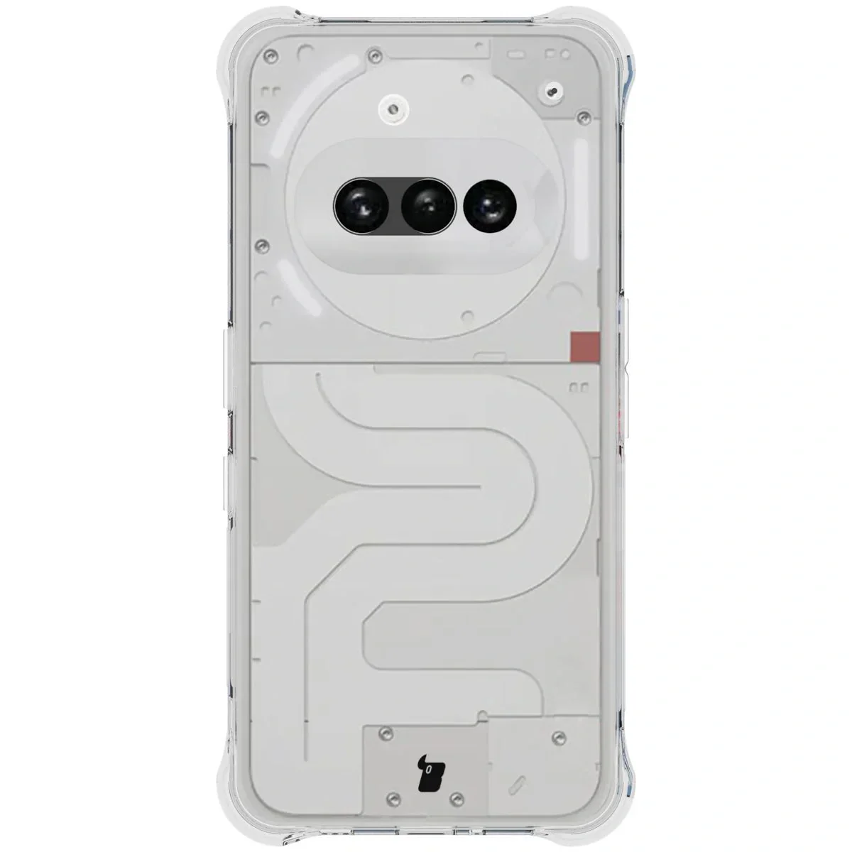 Schutzhülle + 2x gehärtetes Glas für Nothing Phone (3a), Bizon Case Clear Pack, Transparent - Image 2