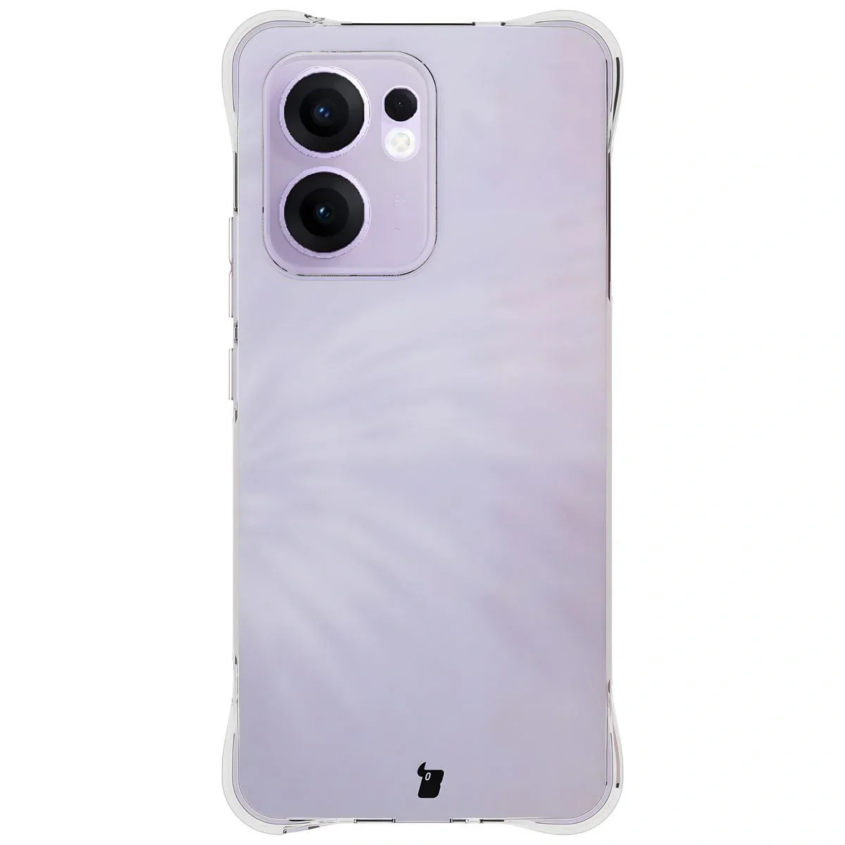 Schutzhülle + 2x gehärtetes Glas für Oppo Reno13 F, Bizon Case Clear Pack, Transparent - Image 2