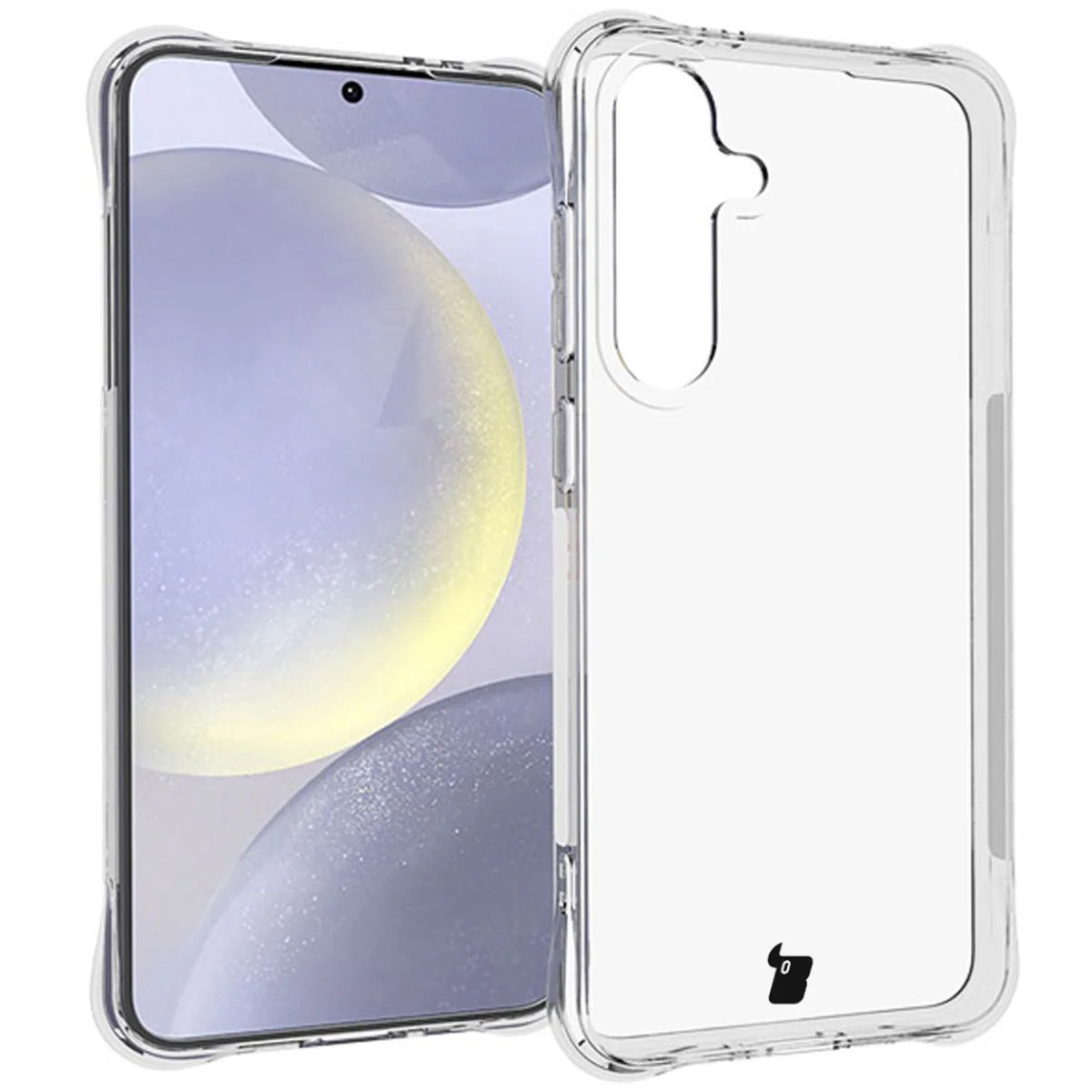 Schutzhülle + 2x gehärtetes Glas + Kameraschutz für Galaxy S24 FE, Bizon Case Clear Pack, Transparent - Image 3