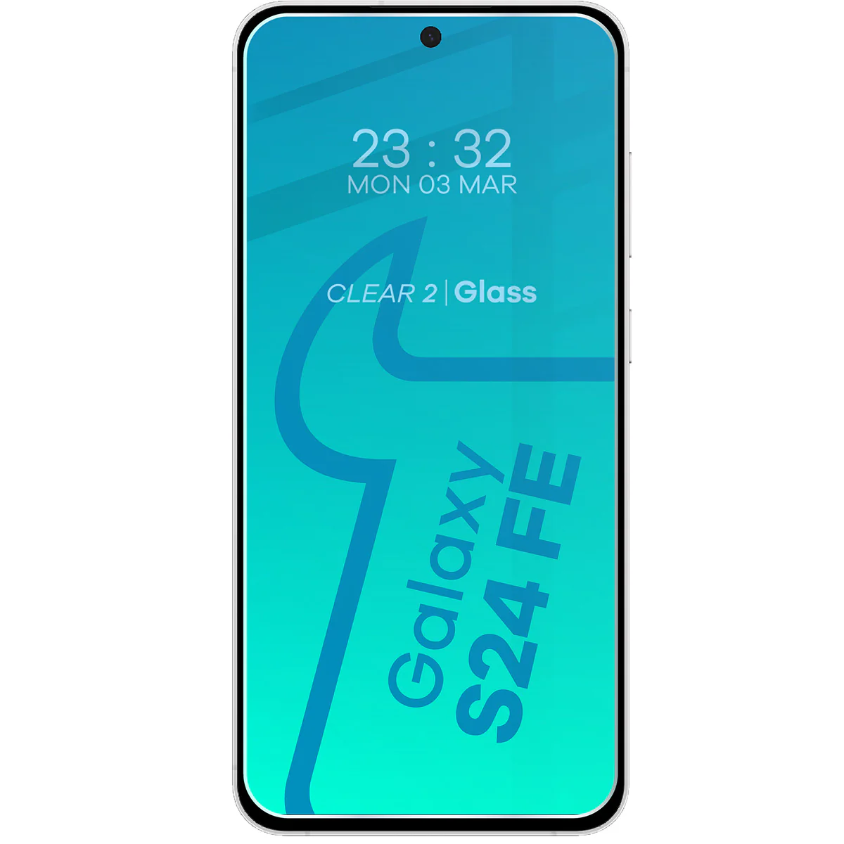 Schutzhülle + 2x gehärtetes Glas + Kameraschutz für Galaxy S24 FE, Bizon Case Clear Pack, Transparent - Image 9