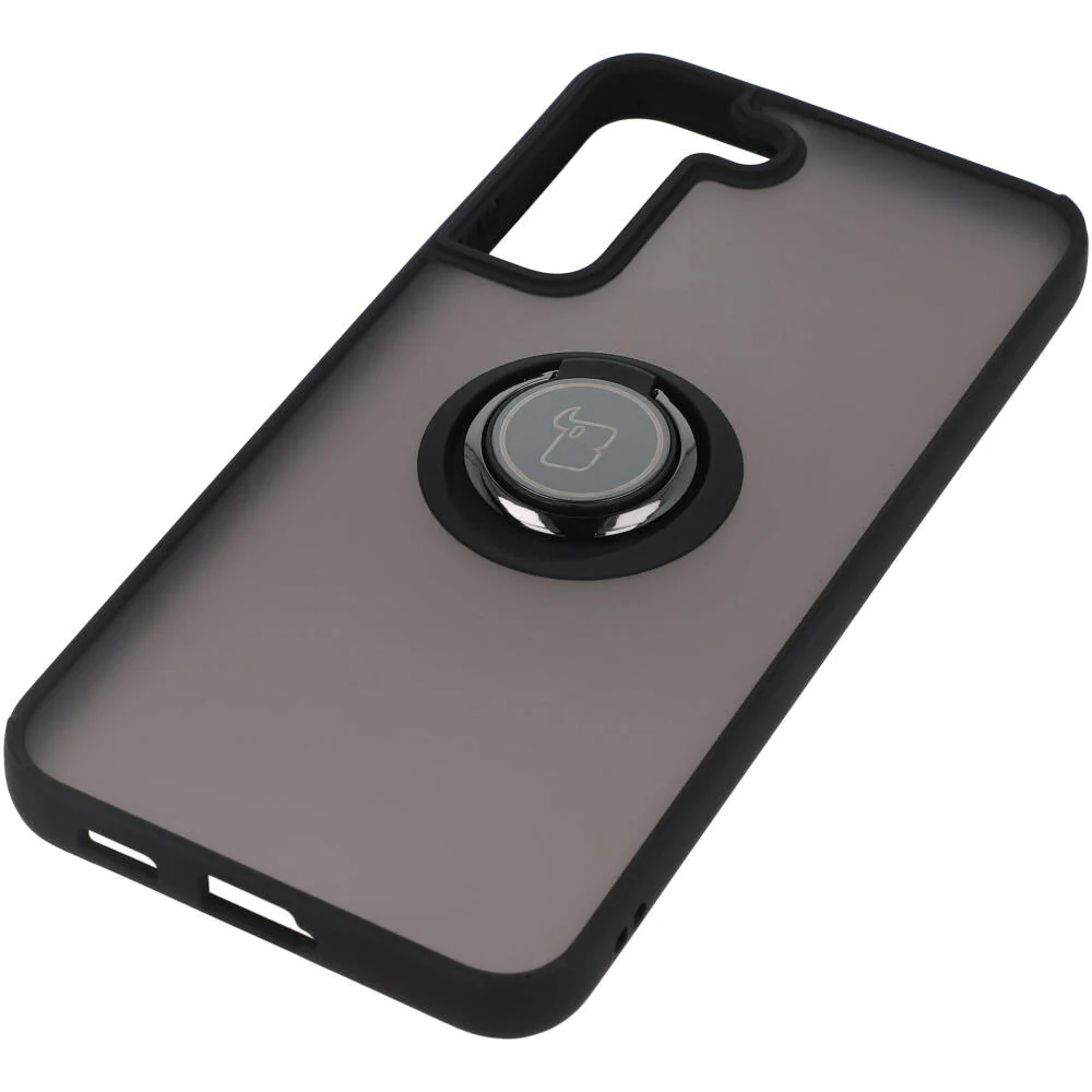 Handyhülle mit Fingergriff für Galaxy S22 Plus, Bizon Case Hybrid Ring, getönt mit schwarzem Rahmen - Image 3
