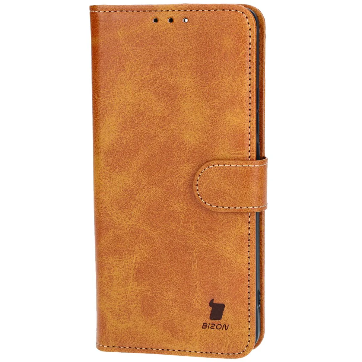 Handyhülle mit Klappe für Xiaomi Poco M6 Pro 4G / Xiaomi Redmi Note 13 Pro 4G, Bizon Case Pocket, Braun - Image 3