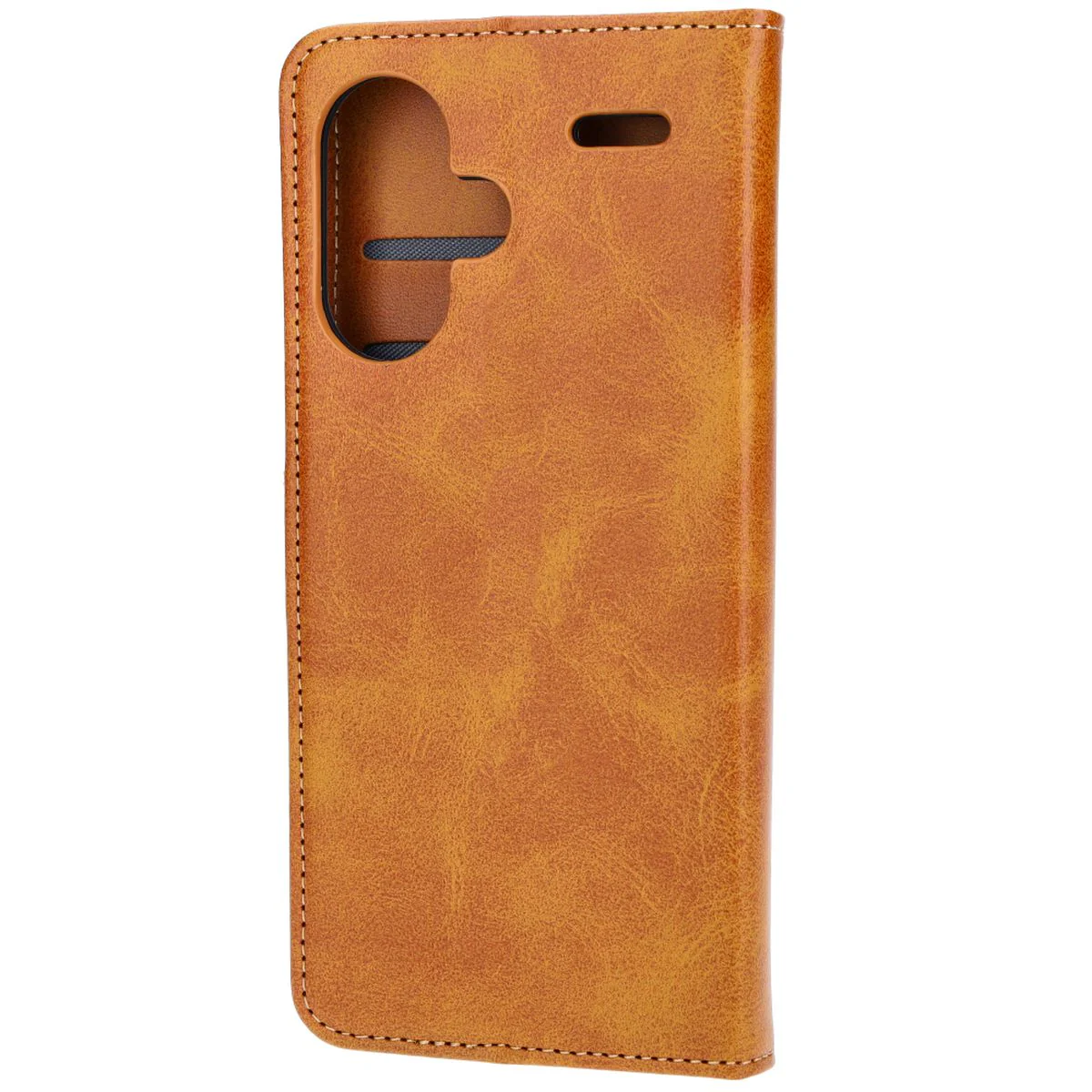 Handyhülle mit Klappe für Xiaomi Redmi Note 13 Pro+ 5G, Bizon Case Pocket, Braun - Image 4