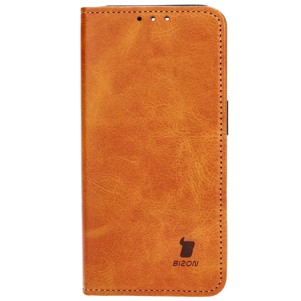 Handyhülle mit Klappe für iPhone 15 Pro, Bizon Case Pocket Pro, Braun - Image 2