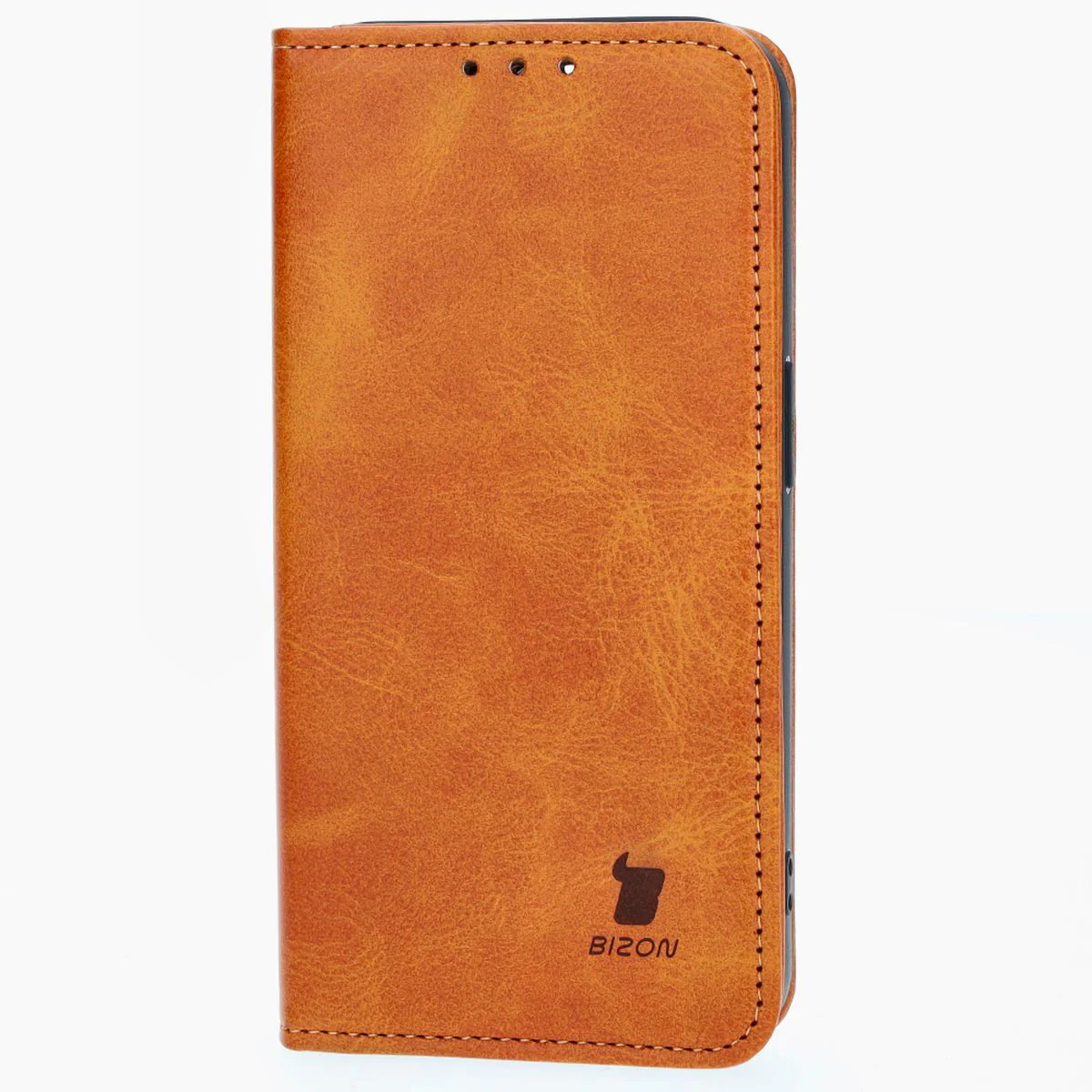 Handyhülle mit Klappe für iPhone 15 Pro, Bizon Case Pocket Pro, Braun - Image 3