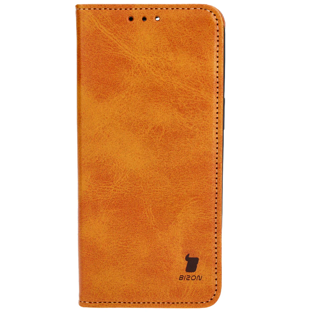 Handyhülle mit Klappe für iPhone 15 Pro Max, Bizon Case Pocket Pro, Braun - Image 2