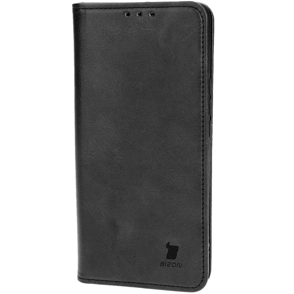 Handyhülle mit Klappe für Honor Magic6 Lite, Bizon Case Pocket Pro, Schwarz - Image 3