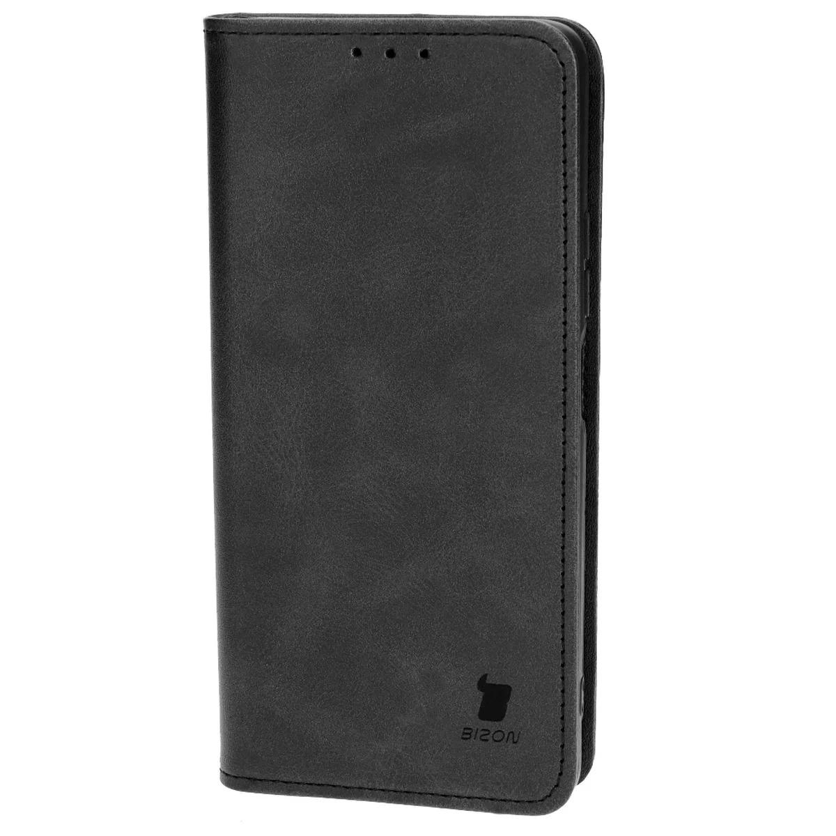 Handyhülle mit Klappe für Oppo A58 4G, Bizon Case Pocket Pro, Schwarz - Image 3